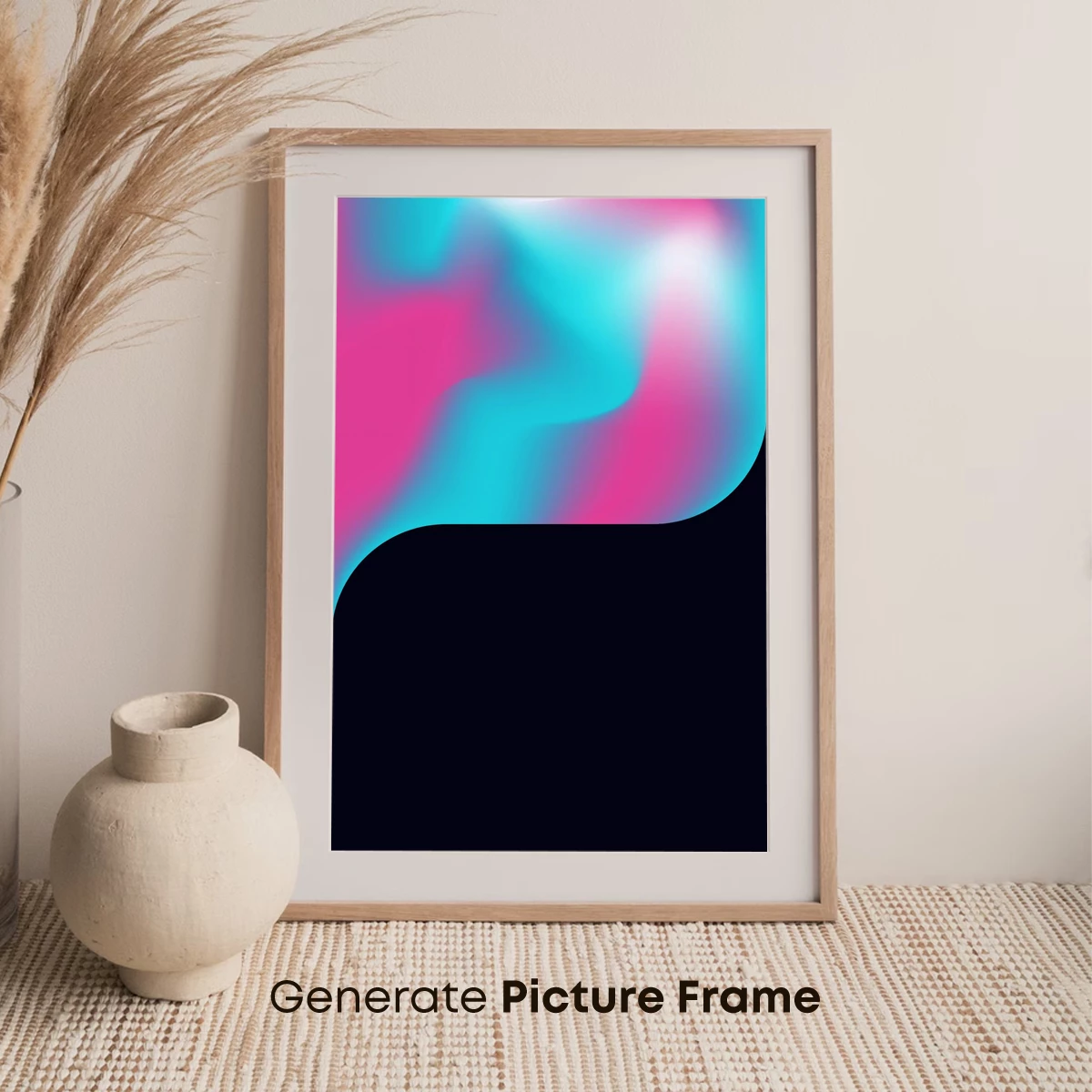 Fluid Chromatics: Teal and Pink Fusion - Image 7