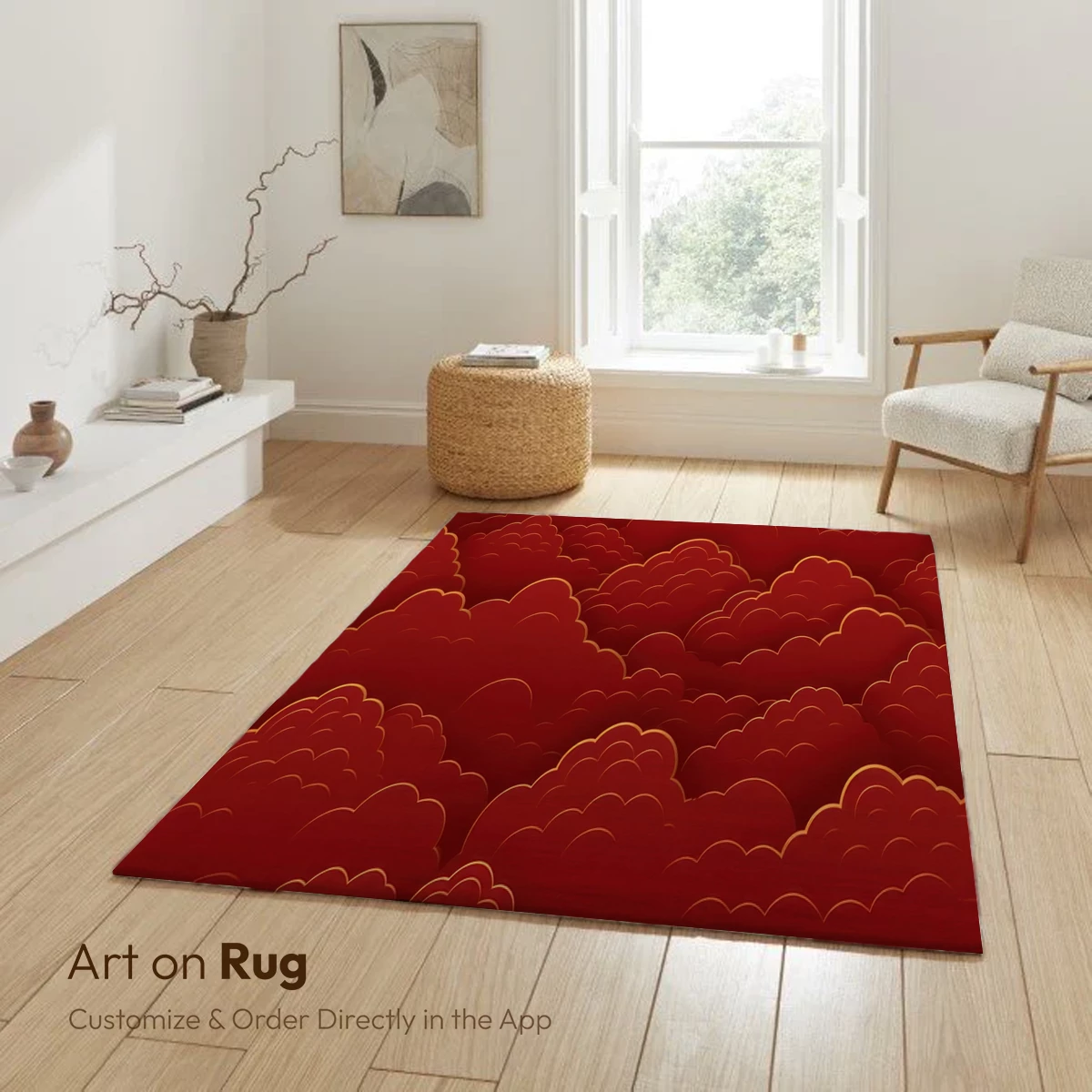 Crimson Clouds: A Symphony in Scarlet - Image 5