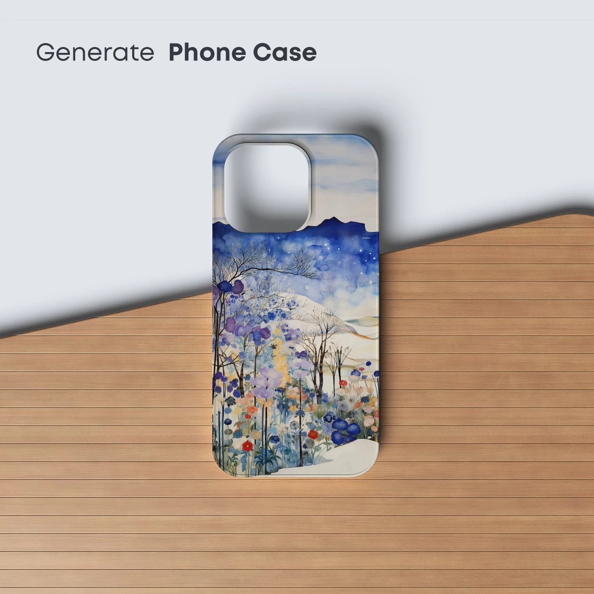 Enchanted Floral Midnight: A Watercolor Symphony - Image 3