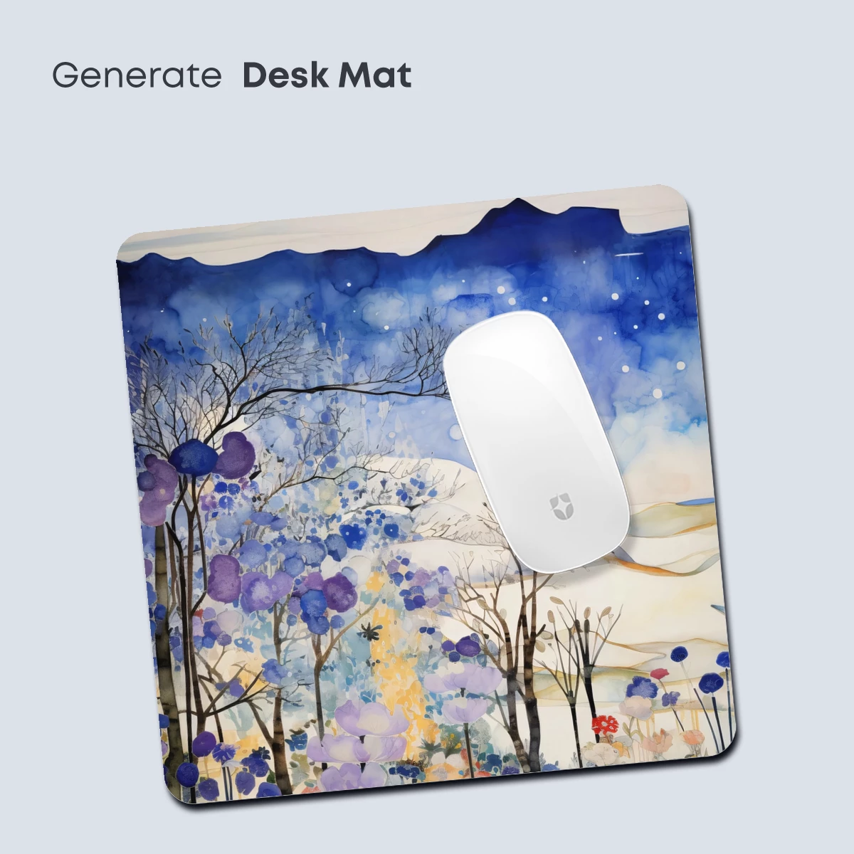 Enchanted Floral Midnight: A Watercolor Symphony - Image 4