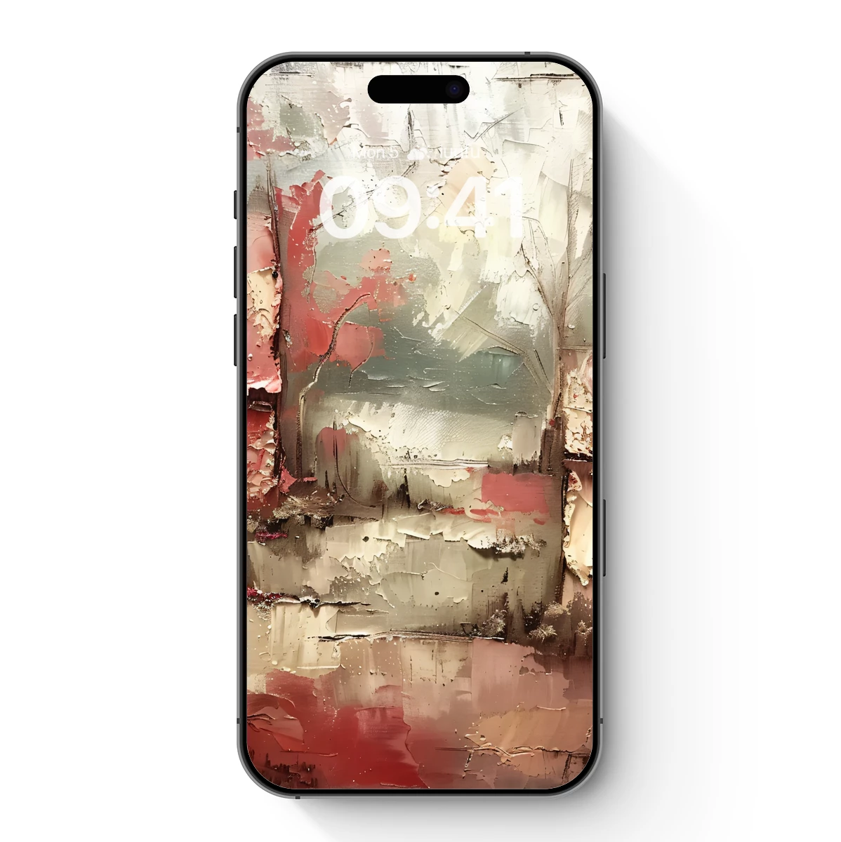 Abstract Layers of Time: Textured Palette Knife Artistry