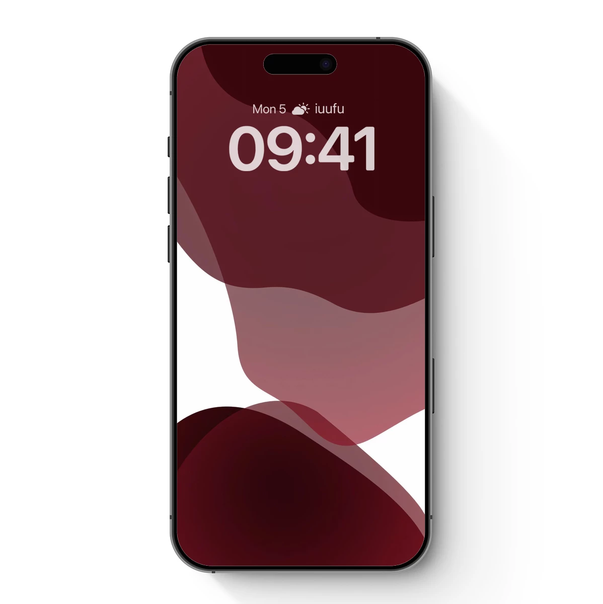 Fluid Maroon Elegance: Abstract Waves in Harmony