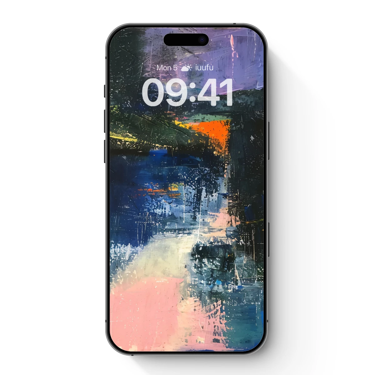 Abstract Twilight Symphony: Brushstroke Harmony