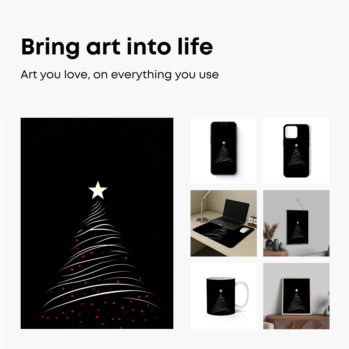 Elegant Minimalist Christmas Tree - Image 2