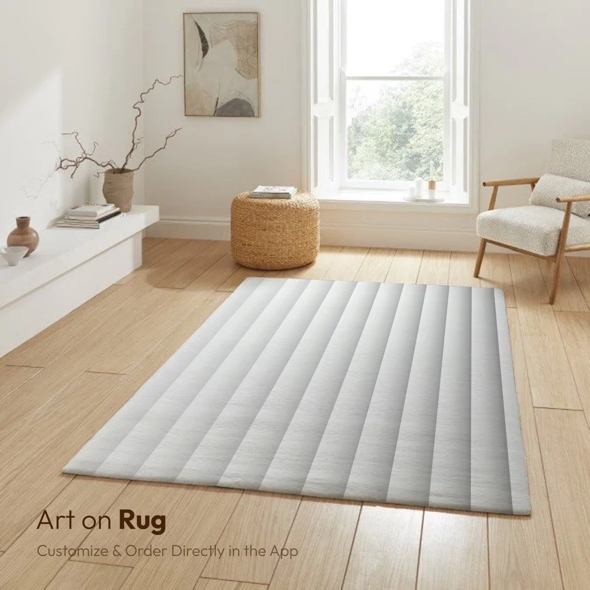 Elegant Vertical Shadows: A Study in Light and Form - Image 6