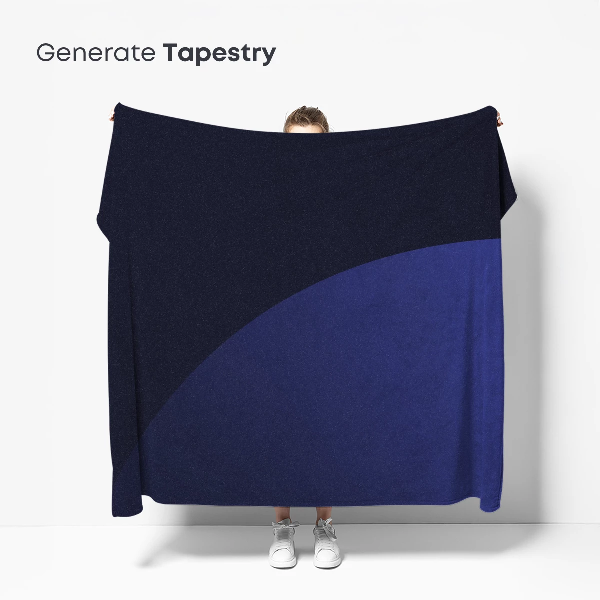 Eclipse of Serenity: Gradient Blue Sphere - Image 5