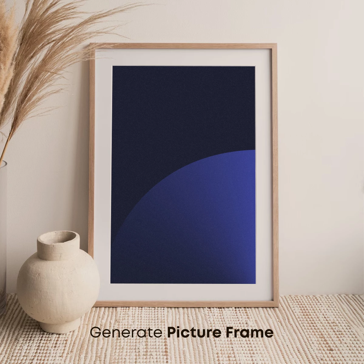 Eclipse of Serenity: Gradient Blue Sphere - Image 7