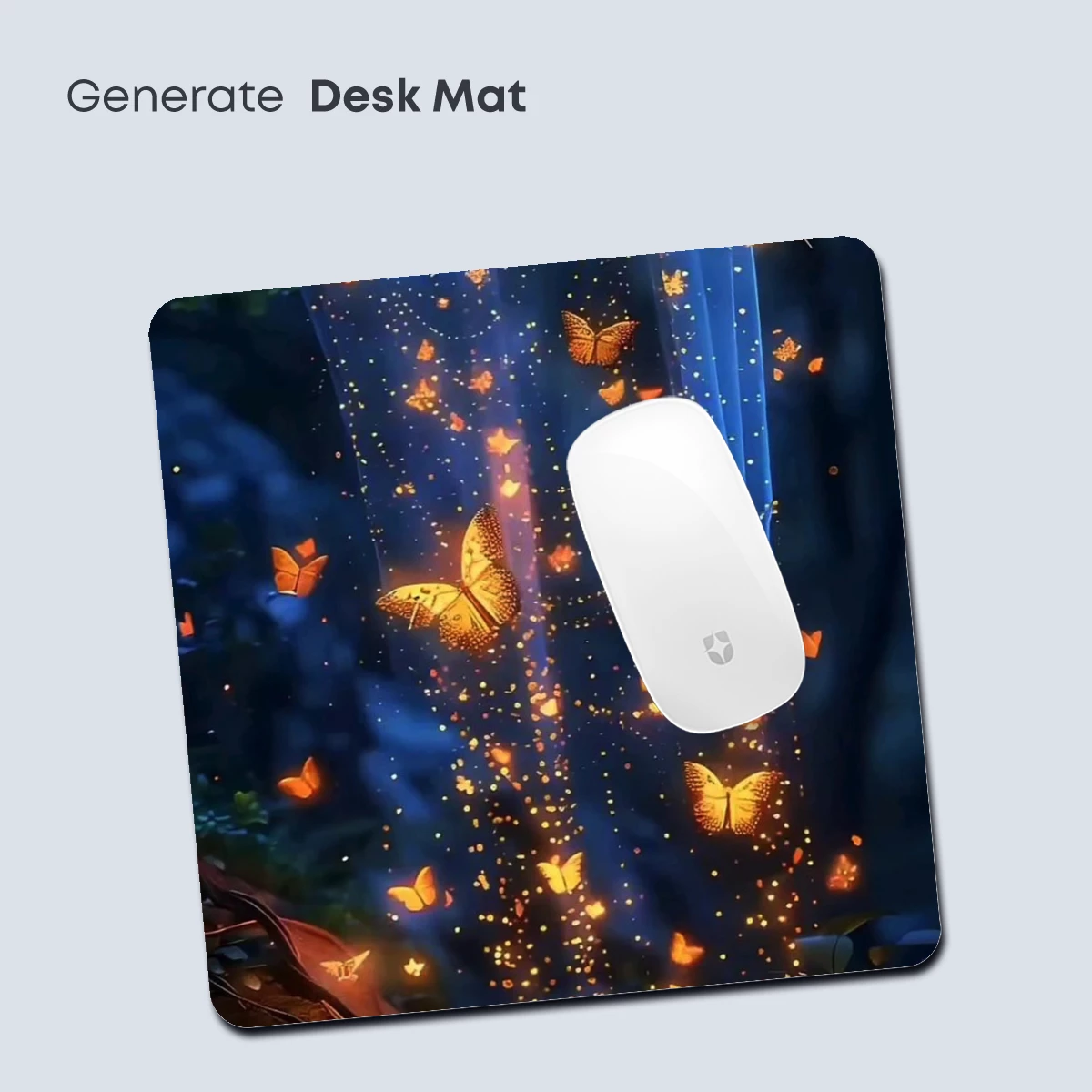 Enchanted Butterfly Cascade in Twilight Forest - Image 4