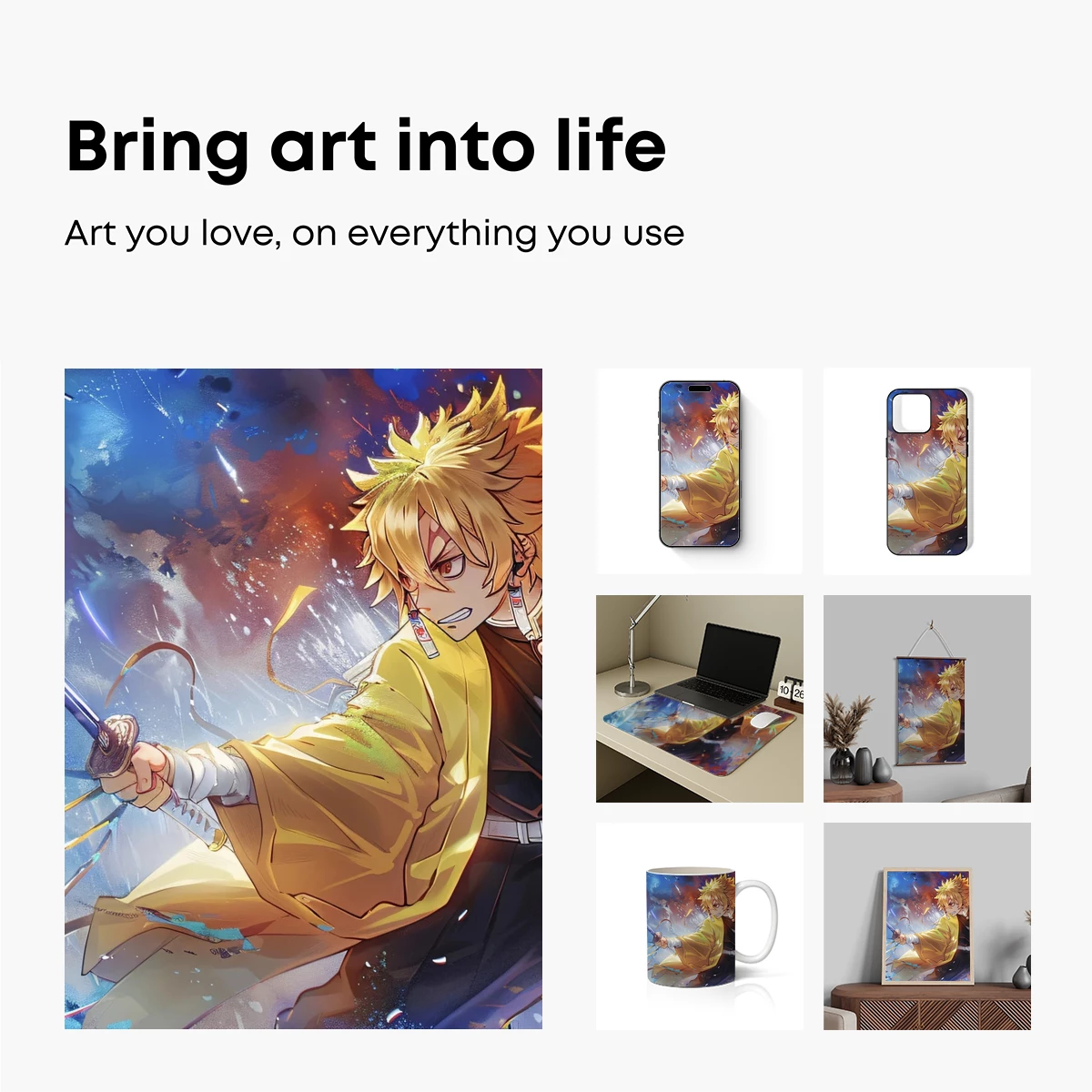 Blazing Samurai: Anime Warrior in Dynamic Action - Image 2