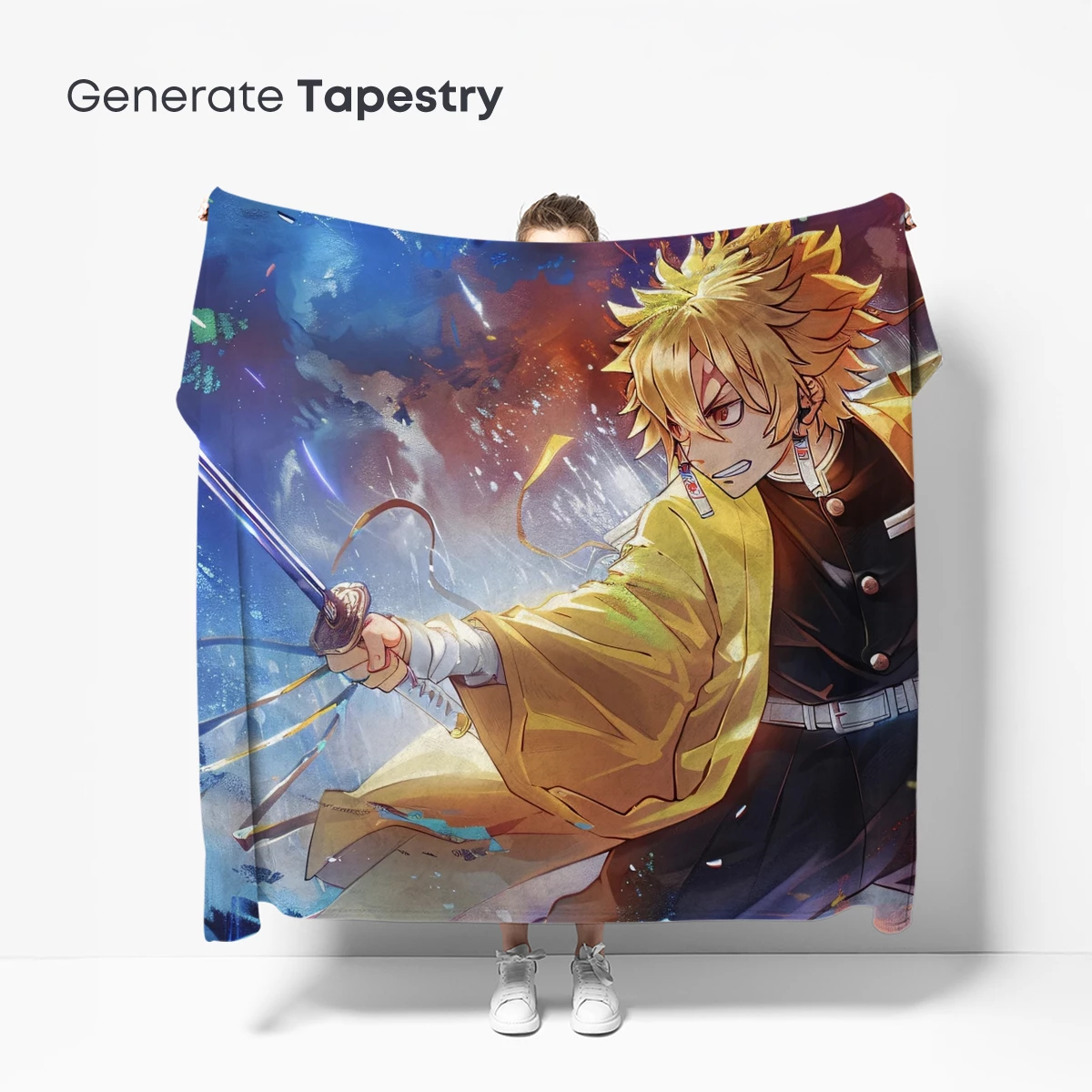 Blazing Samurai: Anime Warrior in Dynamic Action - Image 5