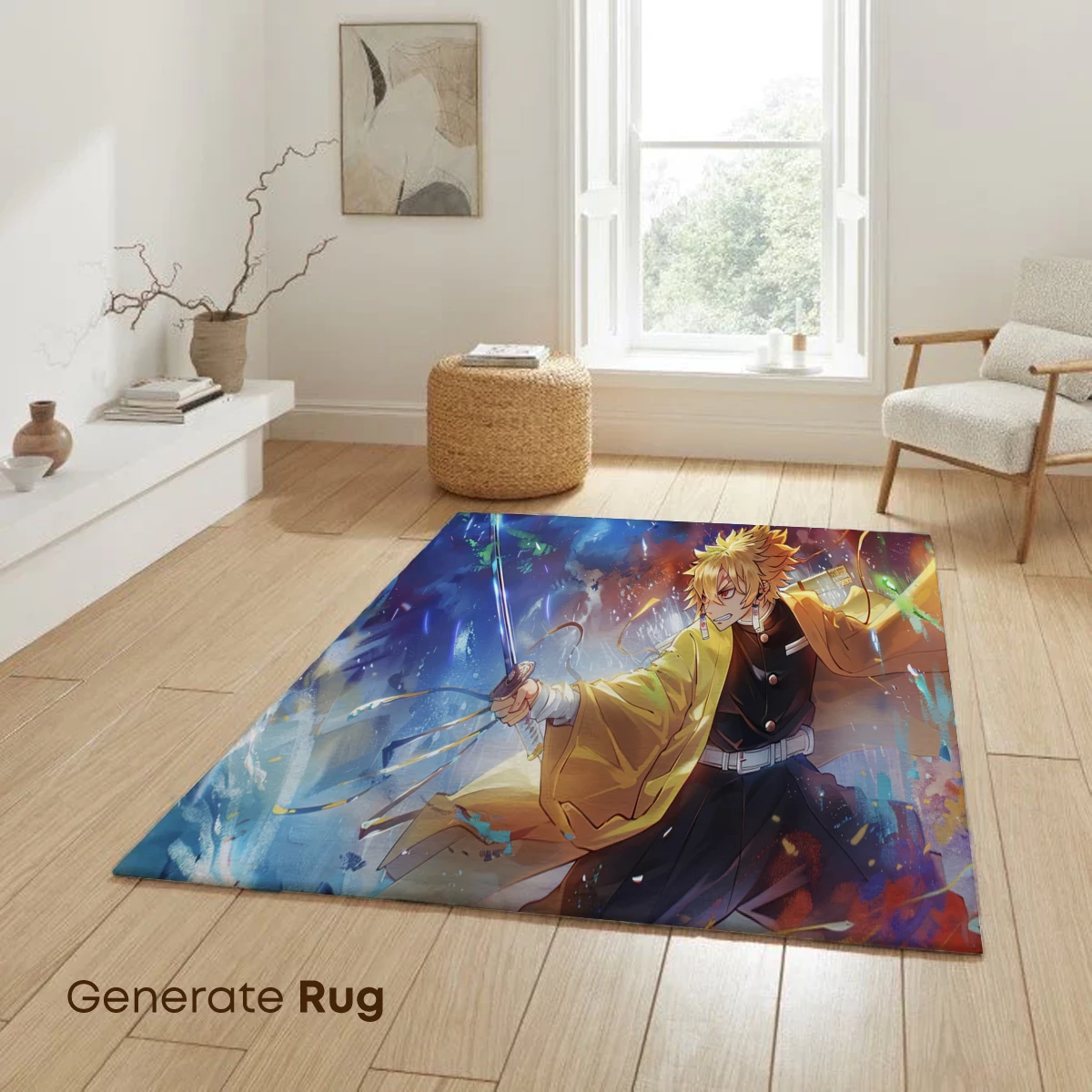 Blazing Samurai: Anime Warrior in Dynamic Action - Image 6