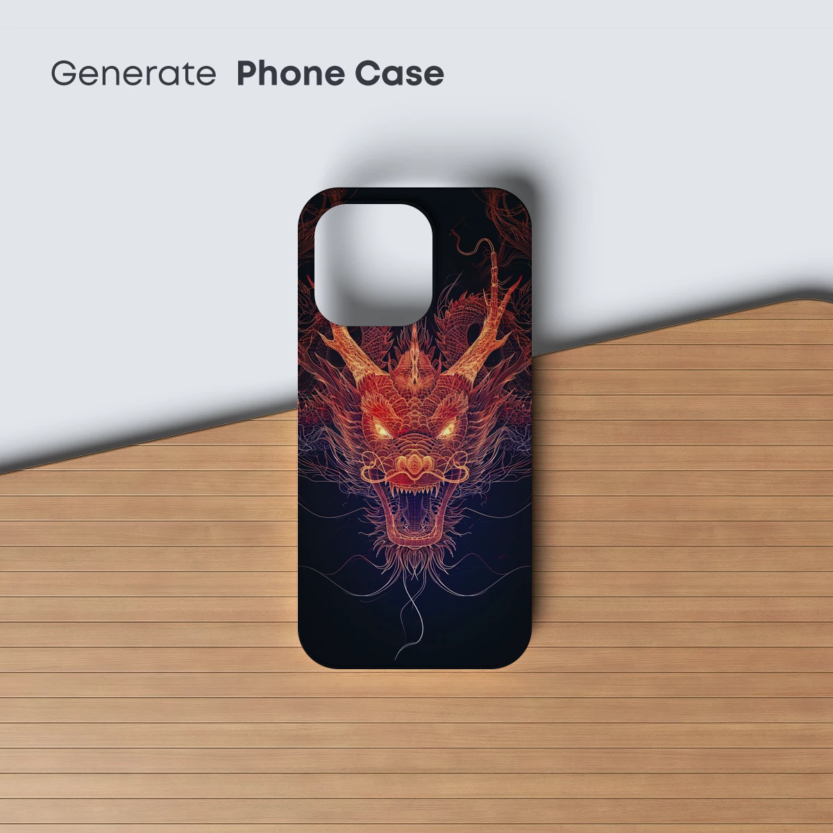 Fiery Dragon's Roar: Wireframe Mythology - Image 3