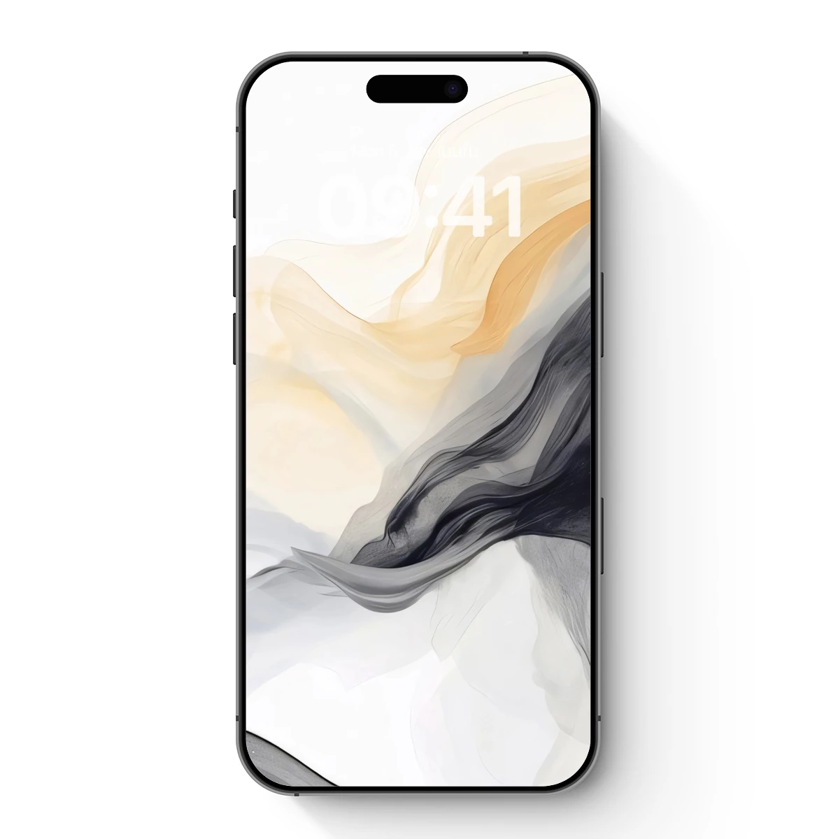 Ethereal Silk Dance: Abstract Flow in Monochrome and Gold