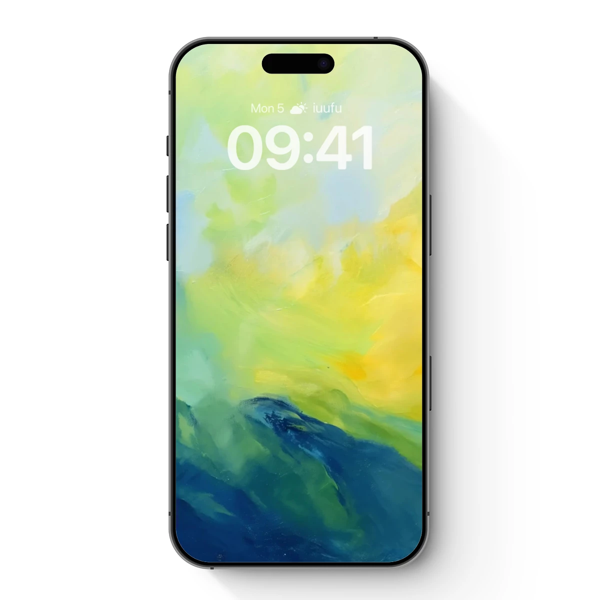 Abstract Horizon: Blue and Yellow Fusion