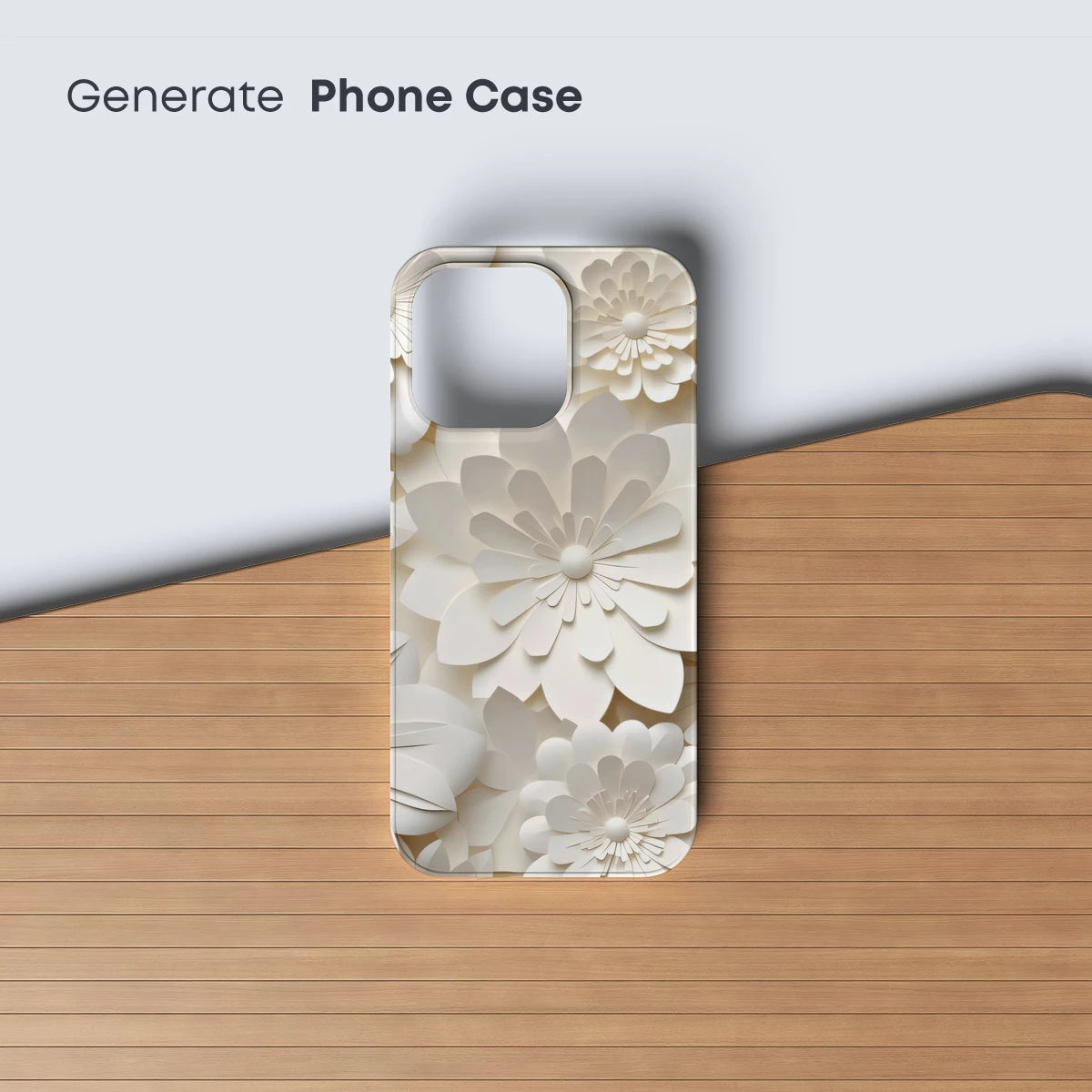 Elegant White Paper Florals - Image 3