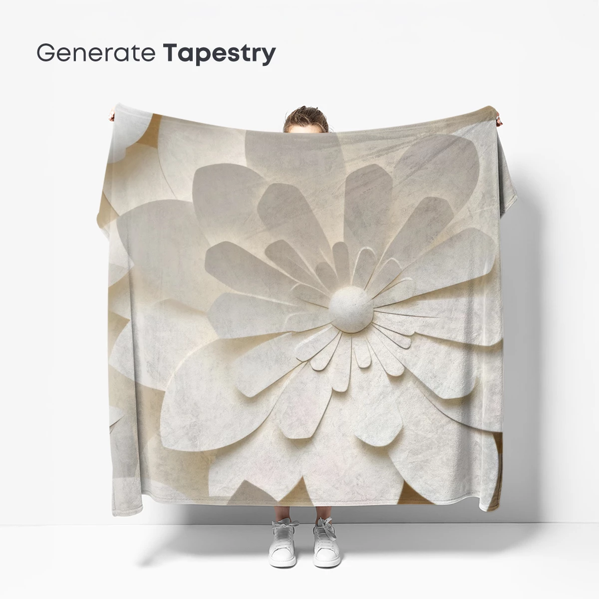 Elegant White Paper Florals - Image 5