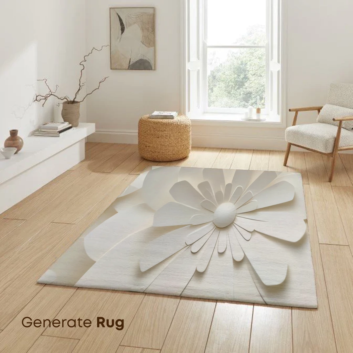 Elegant White Paper Florals - Image 6