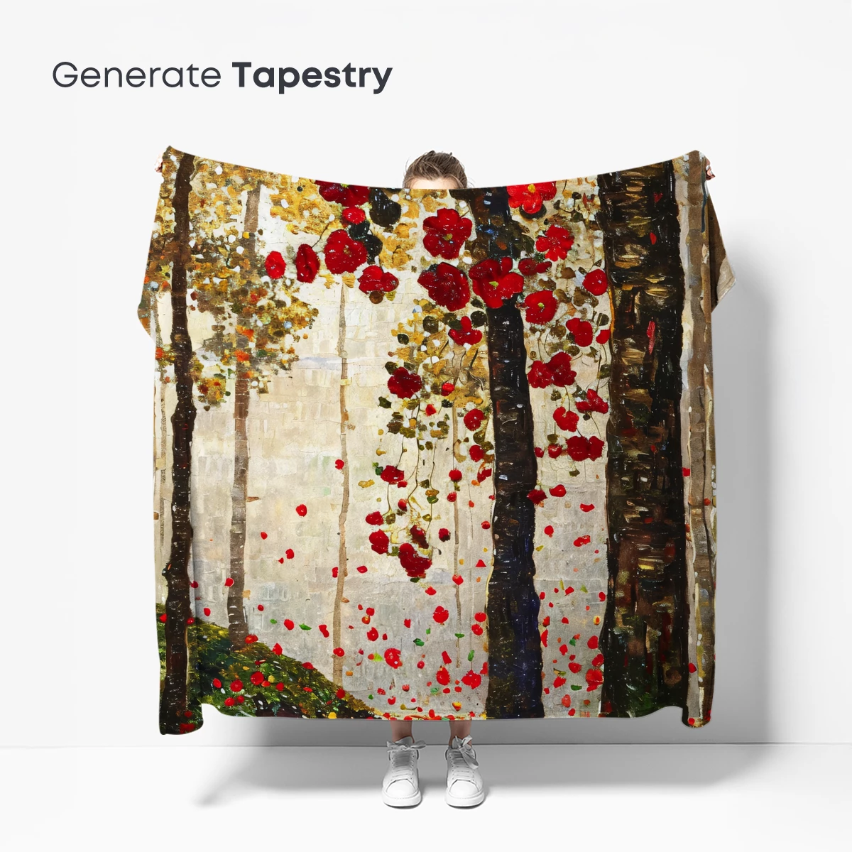 Enchanted Forest of Scarlet Blossoms - Image 5