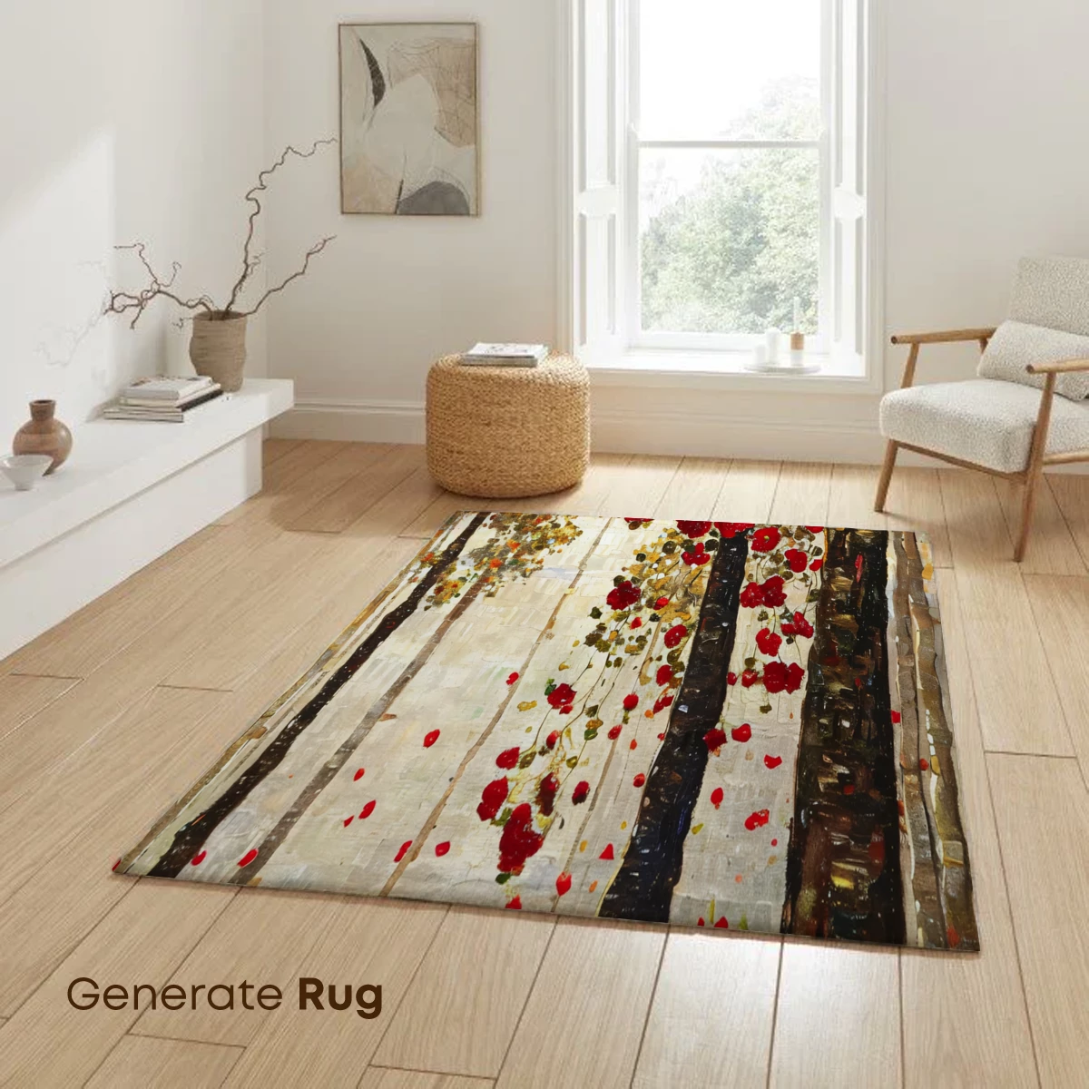 Enchanted Forest of Scarlet Blossoms - Image 6