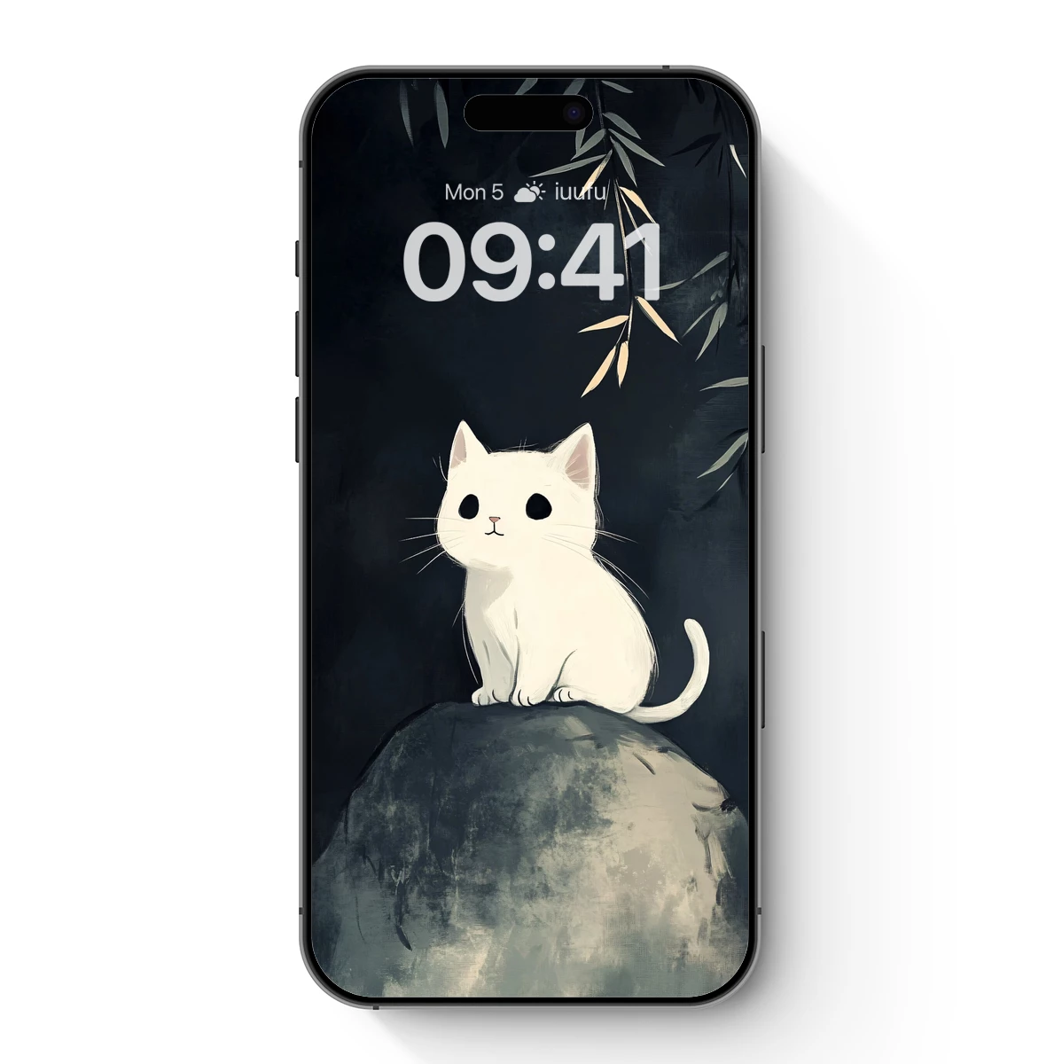 Lunar Cat: Whimsical Moonlit Serenity Lunar Cat: Whimsical Moonlit Serenity