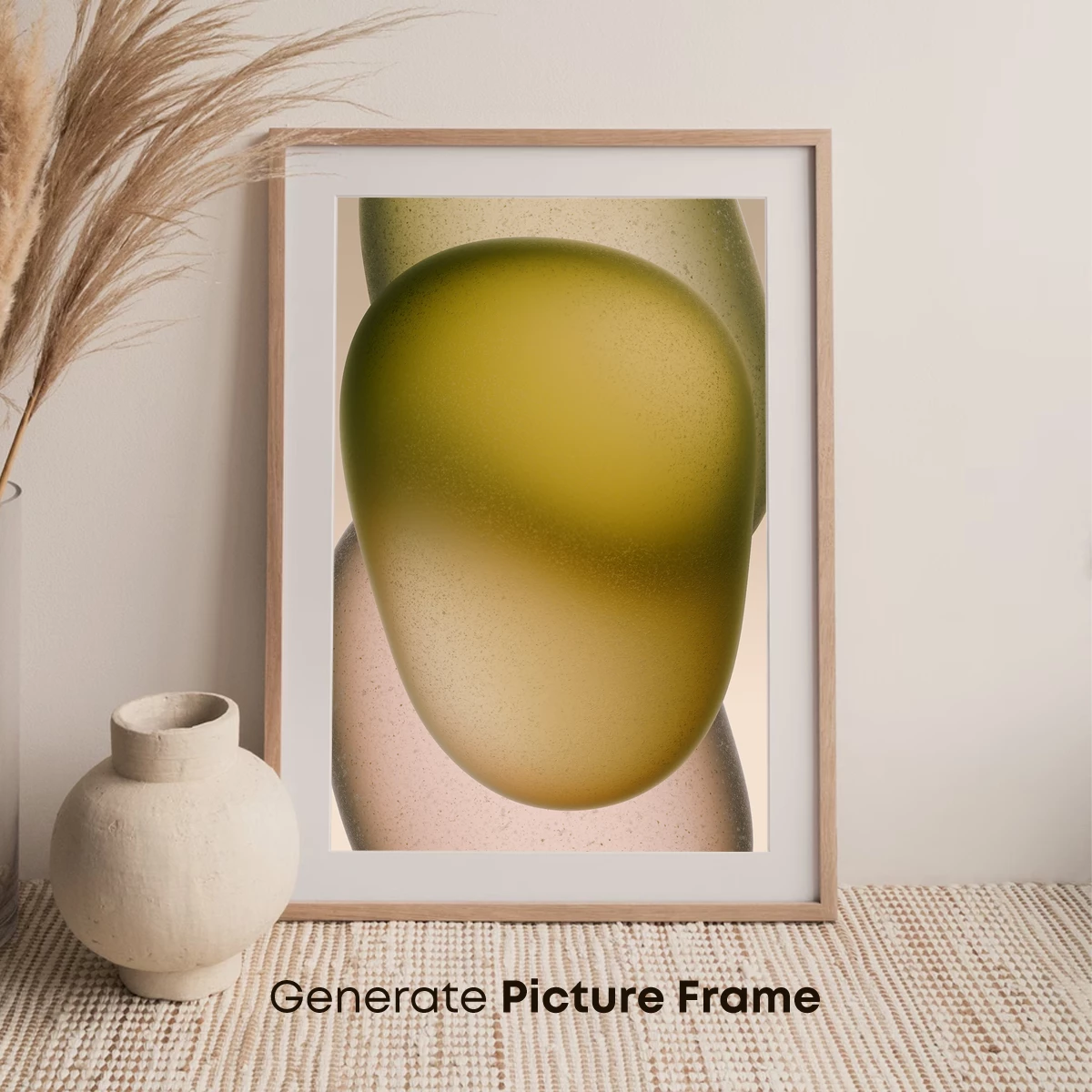 Golden Orb Harmony: Abstract Sculptural Forms - Image 7