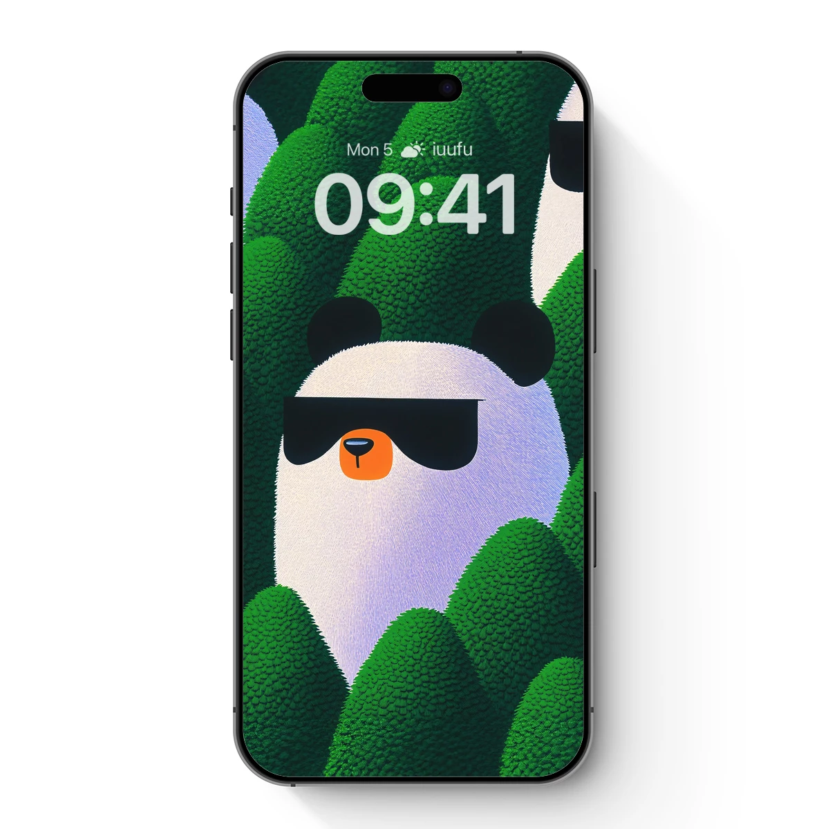 Panda in Shades: A Forest Guardian