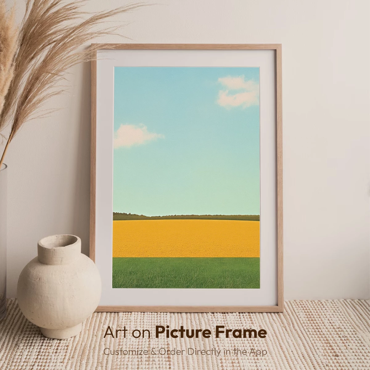 Golden Fields Under Pastel Skies - Image 7