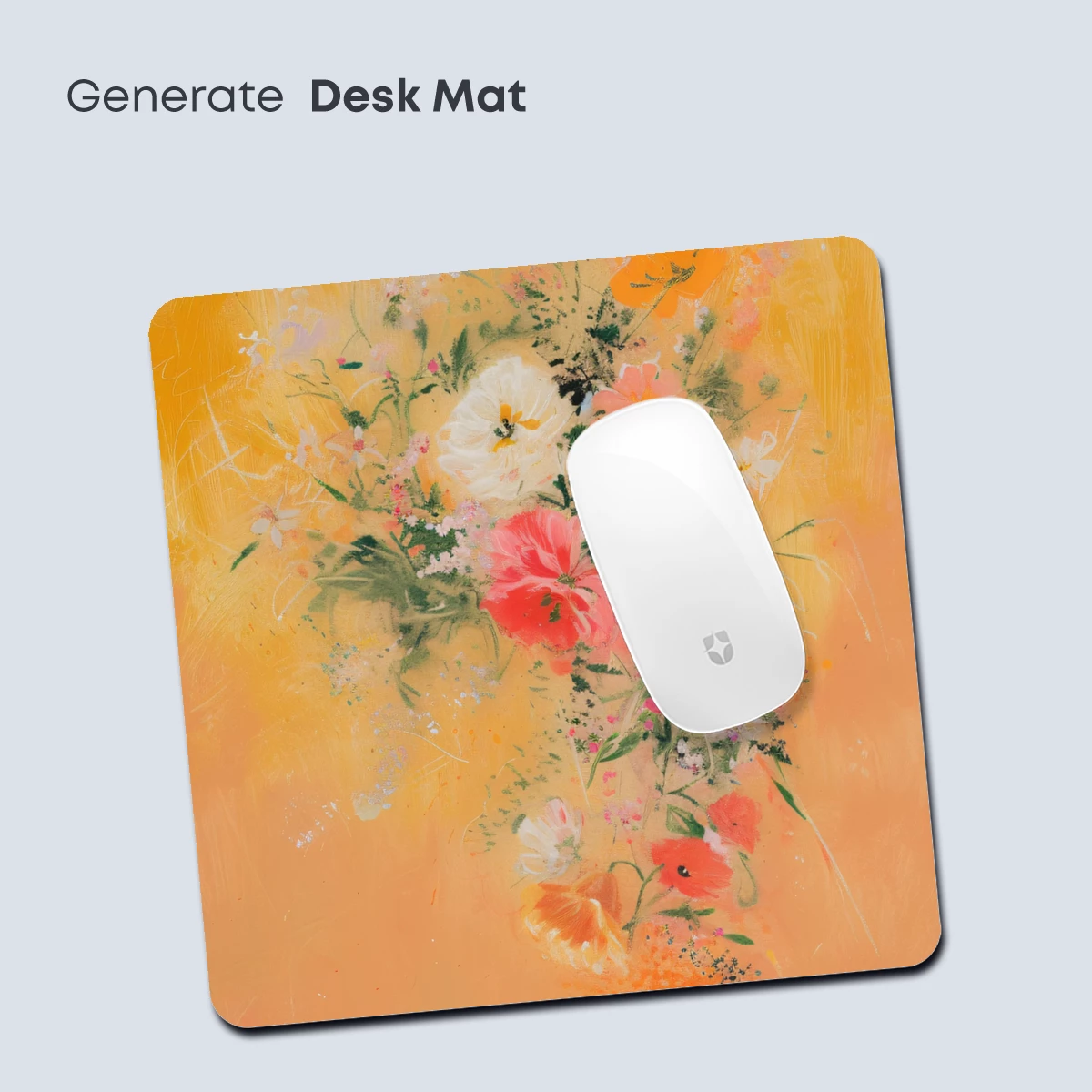 Bouquet of Warm Hues: Impressionist Floral Symphony - Image 4