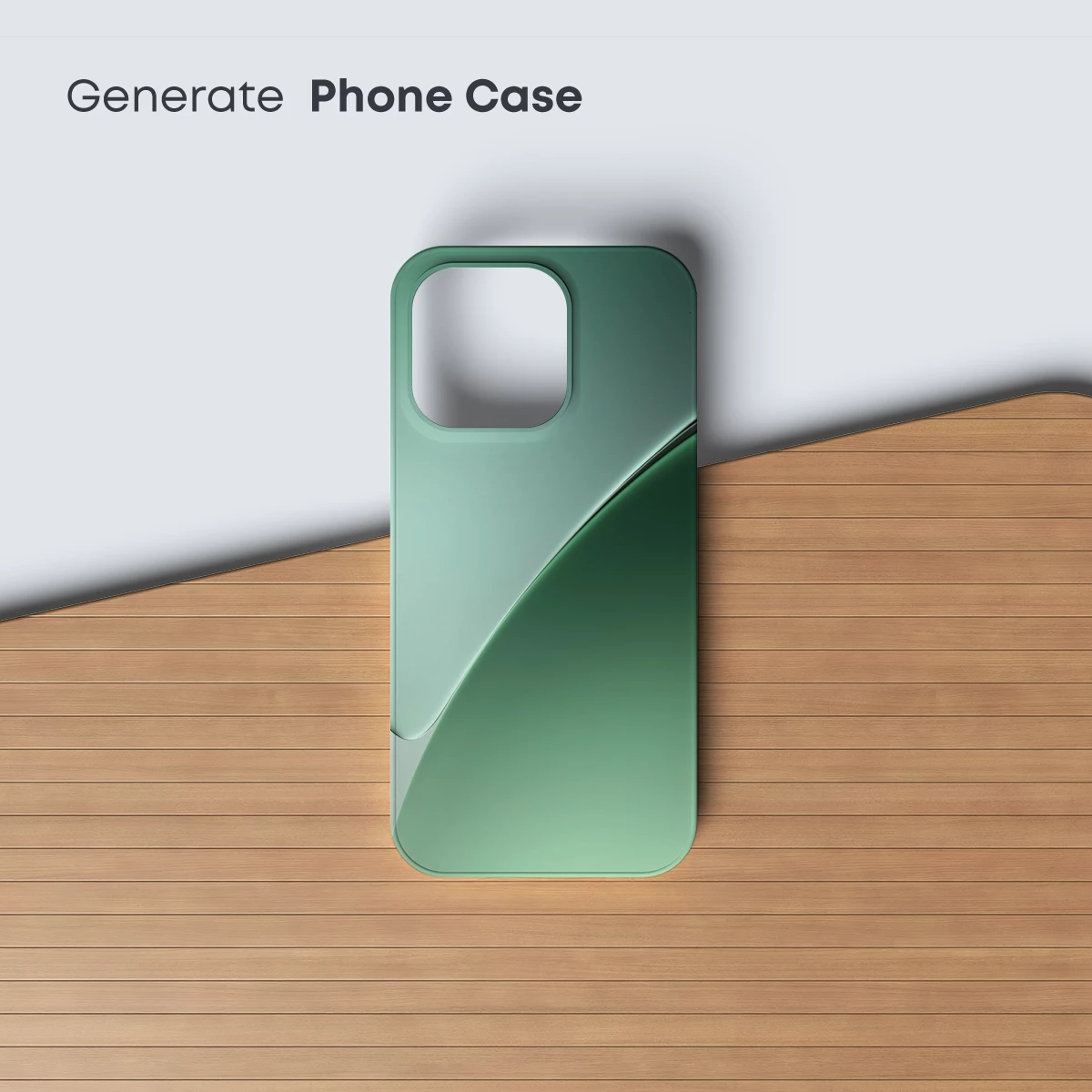 Ethereal Green Gradient: A Study in Smooth Curves - Image 3