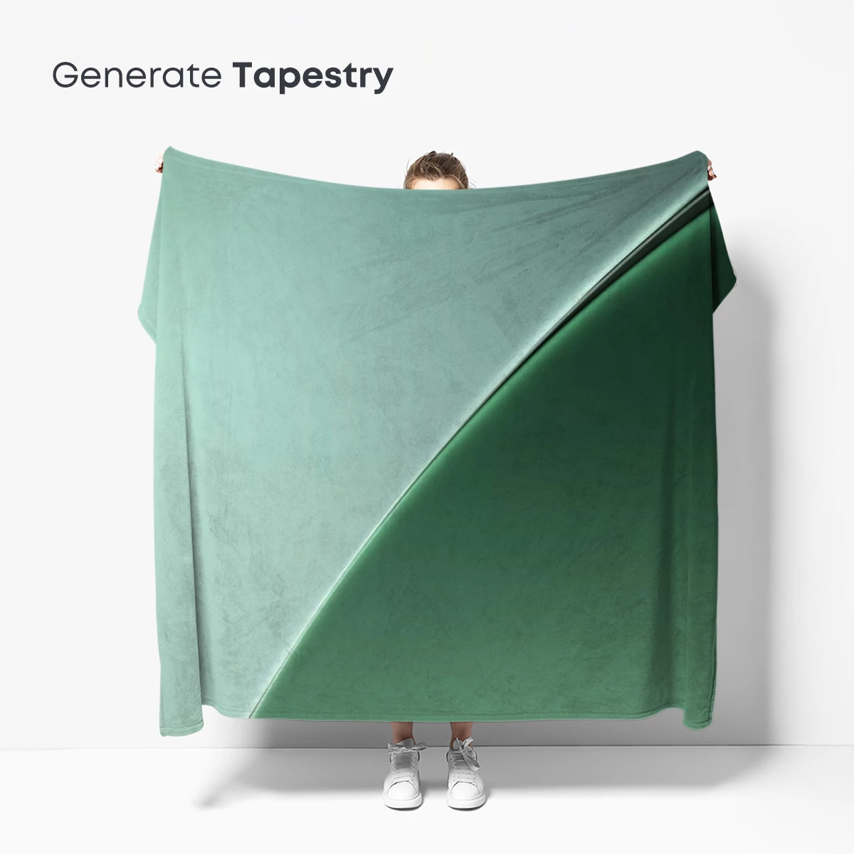 Ethereal Green Gradient: A Study in Smooth Curves - Image 5