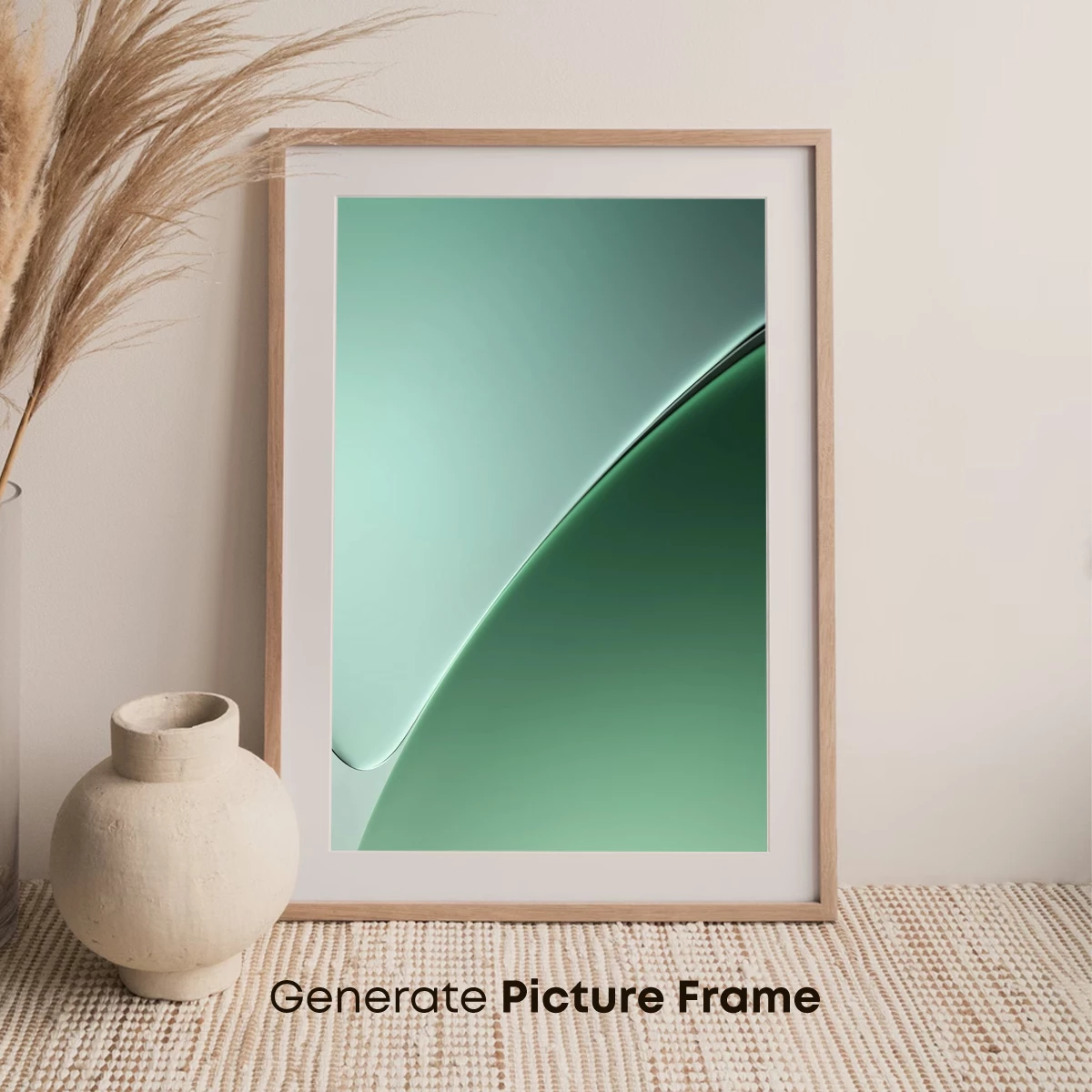 Ethereal Green Gradient: A Study in Smooth Curves - Image 7