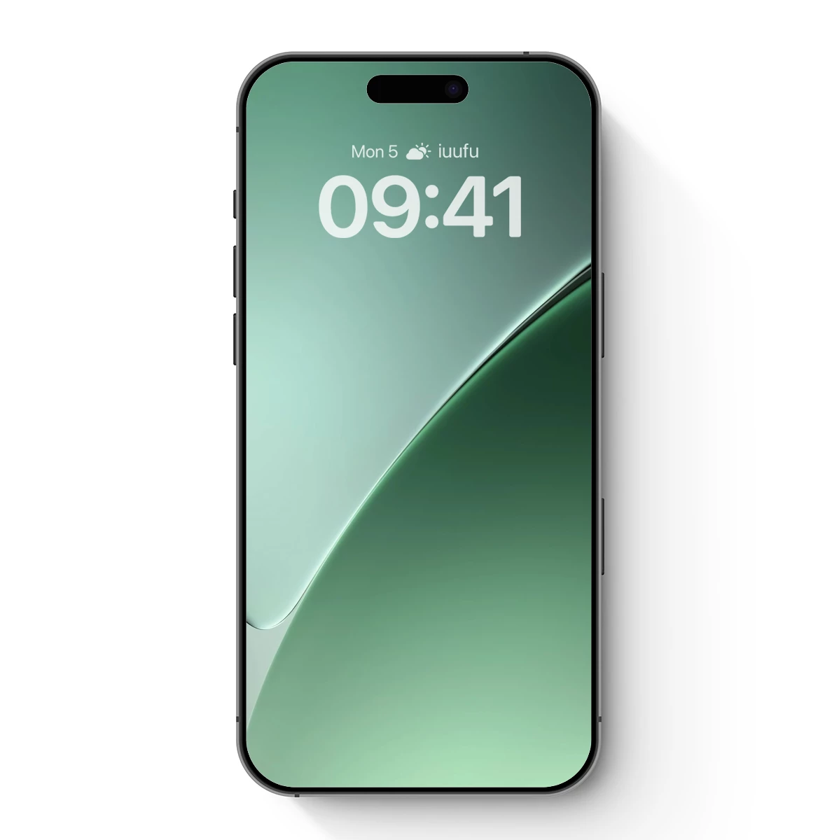 Ethereal Green Gradient: A Study in Smooth Curves