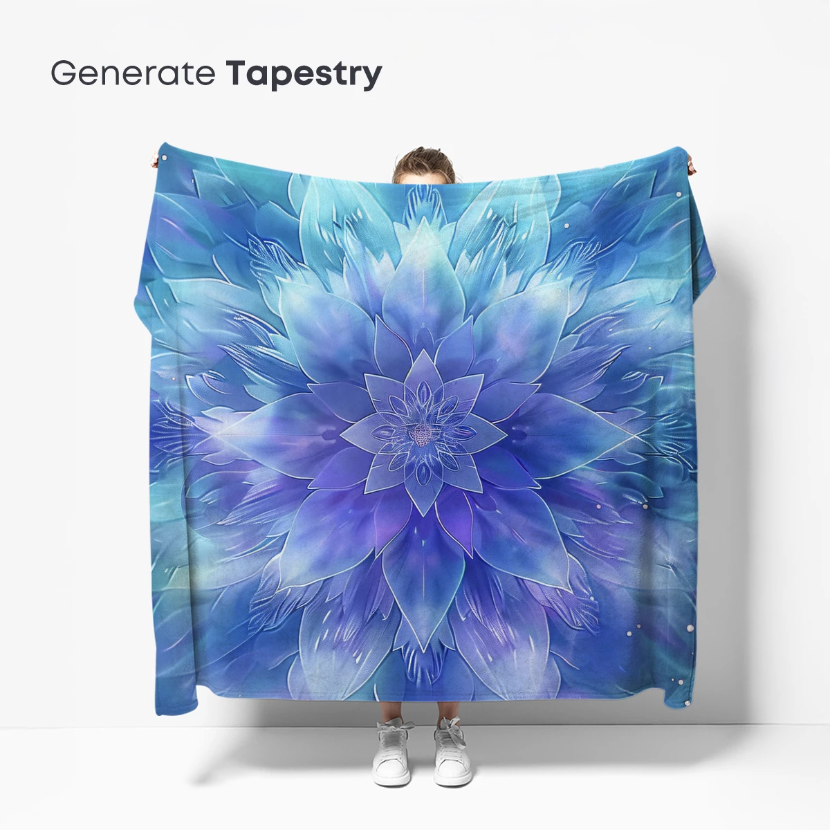 Ethereal Blue Lotus Bloom - Image 5