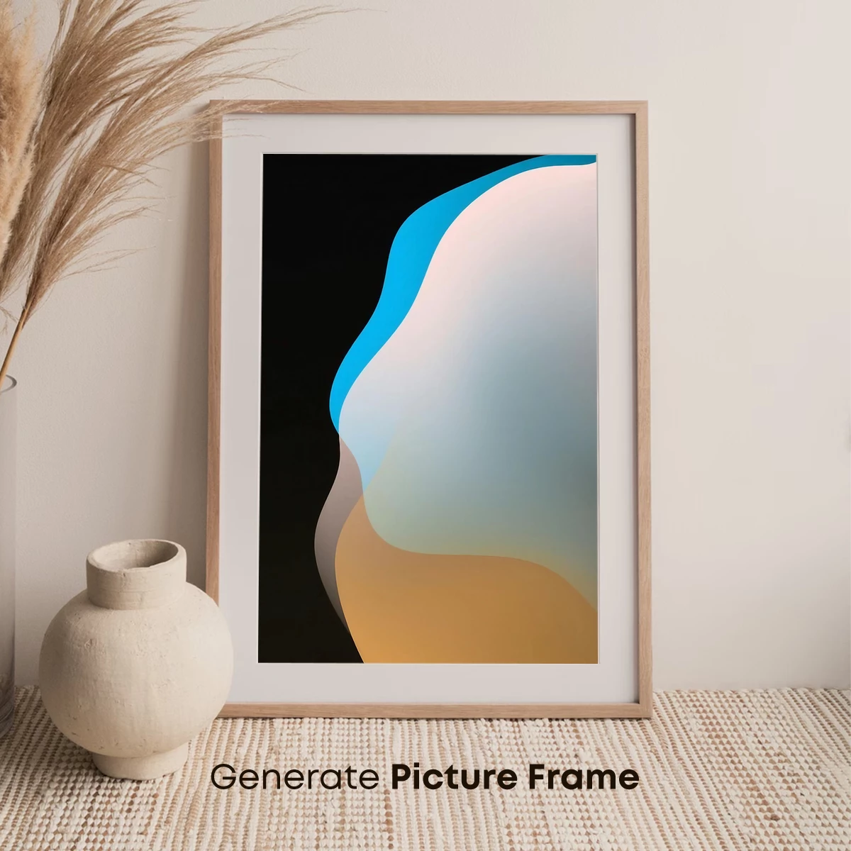 Abstract Flow: Serene Color Waves - Image 7