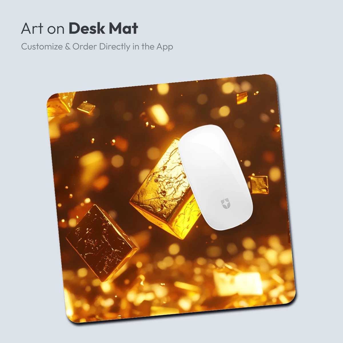 Golden Cubes in Ethereal Light - Image 4