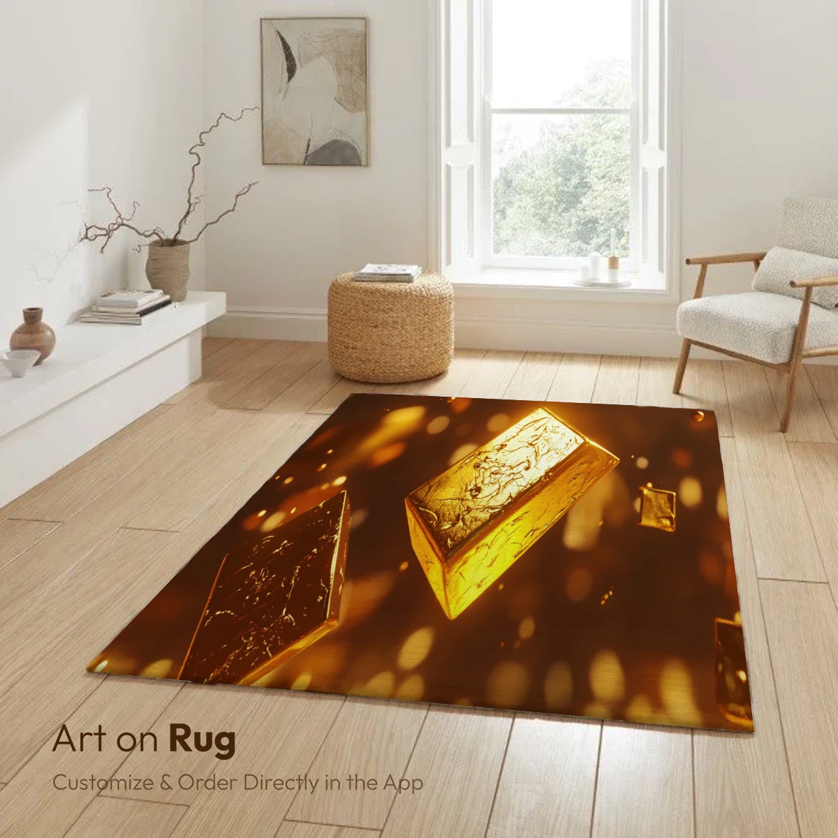 Golden Cubes in Ethereal Light - Image 6