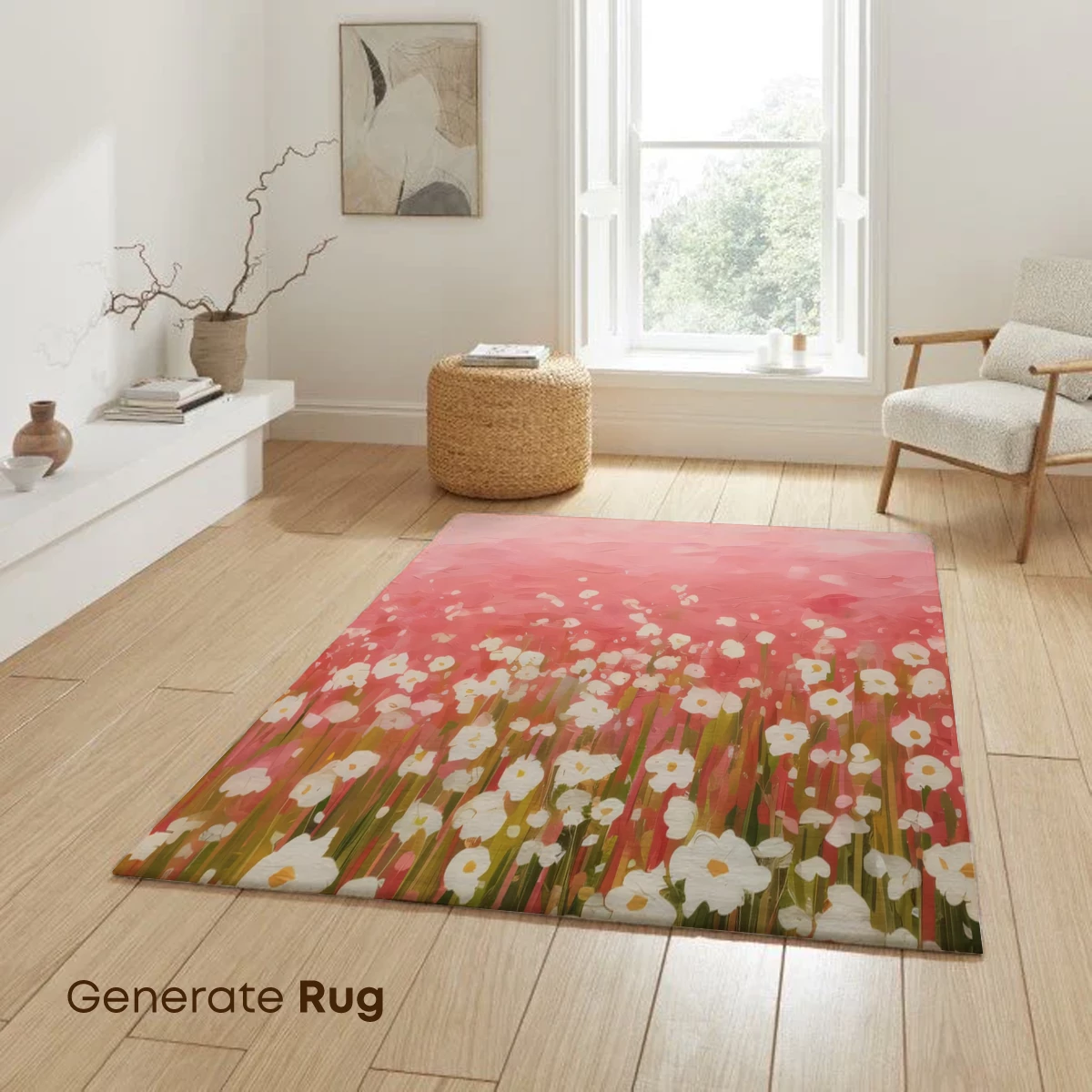 Daisy Dreamland: Soft Pink Horizon - Image 6