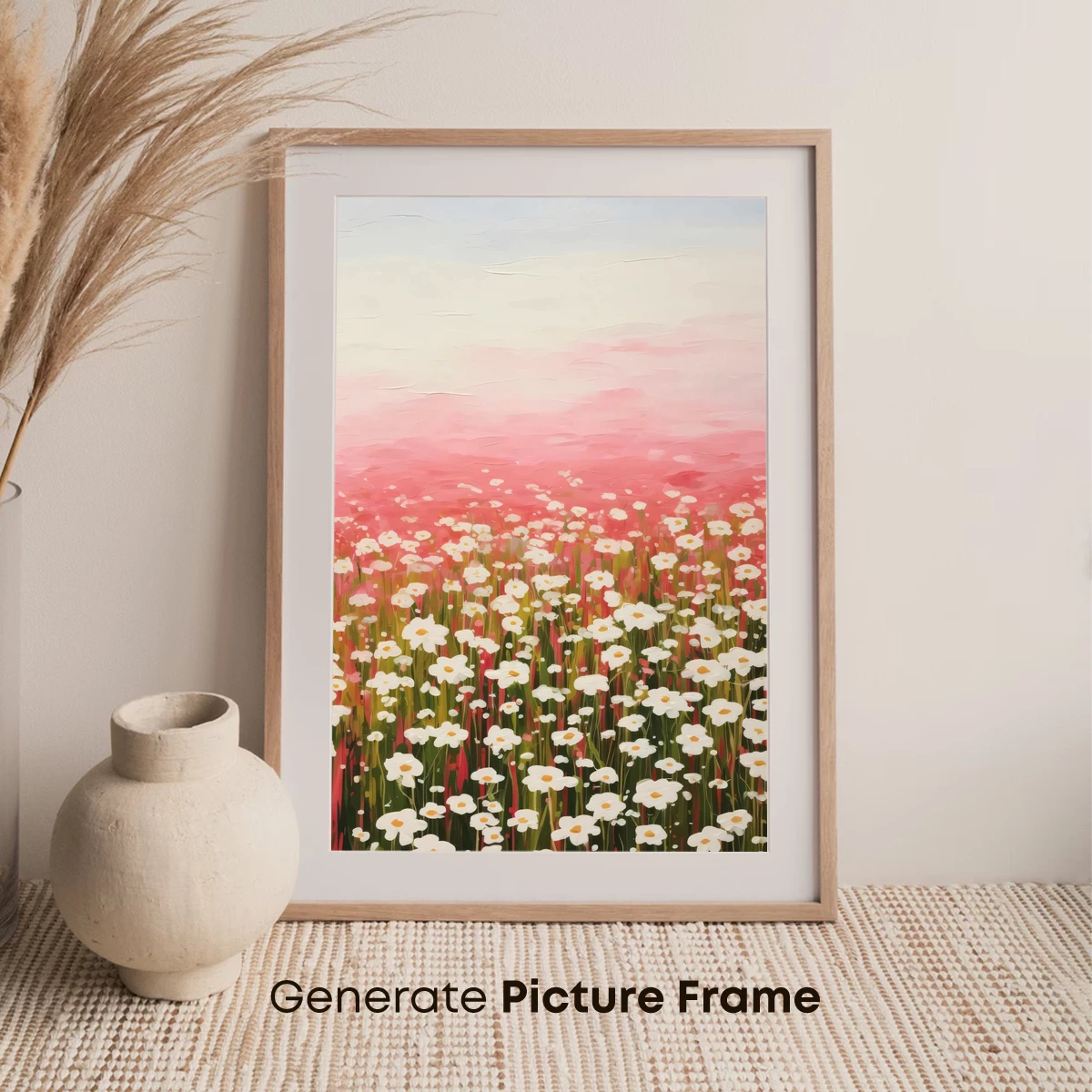 Daisy Dreamland: Soft Pink Horizon - Image 7