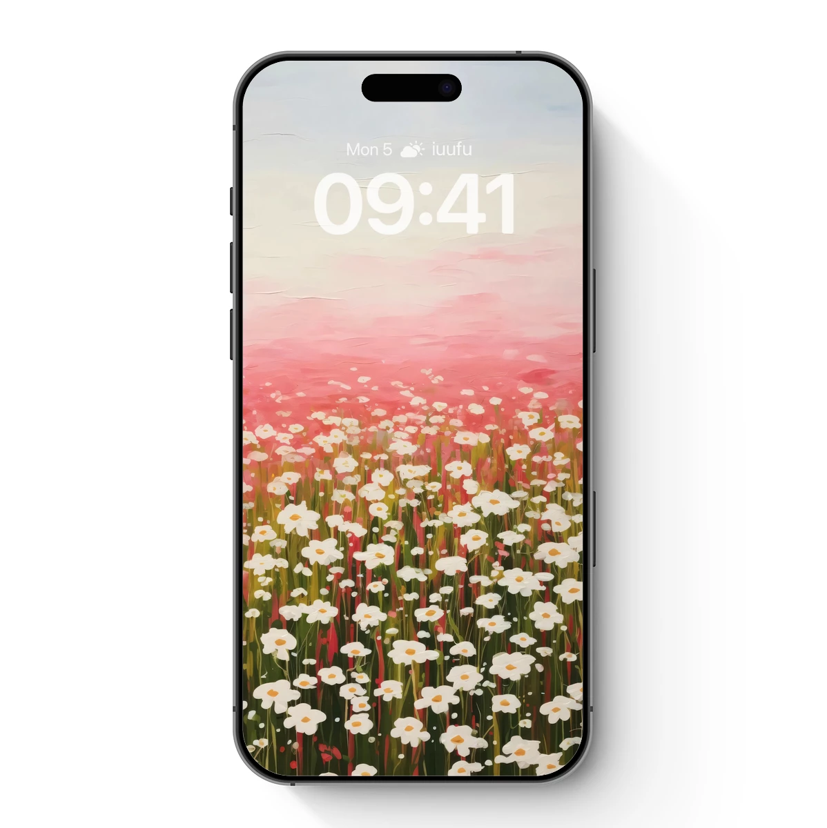 Daisy Dreamland: Soft Pink Horizon