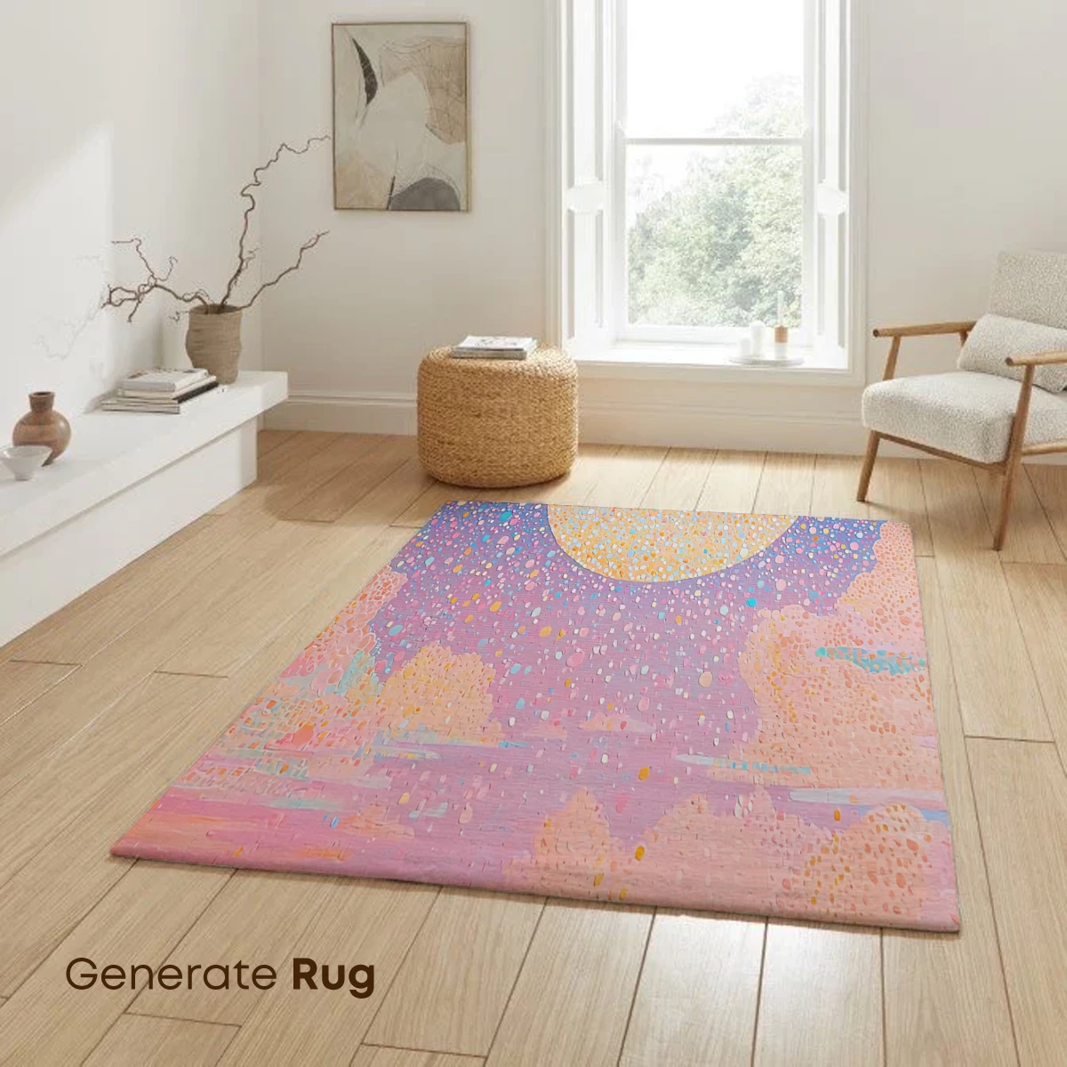 Dreamy Dotted Moonrise Over Serene Waters - Image 6