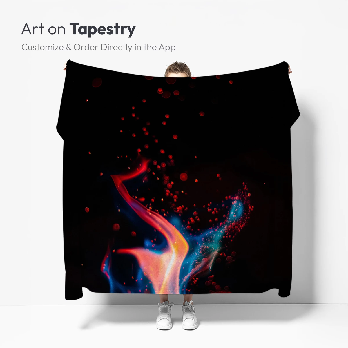 Fiery Dance of Light: Abstract Flame Art - Image 4