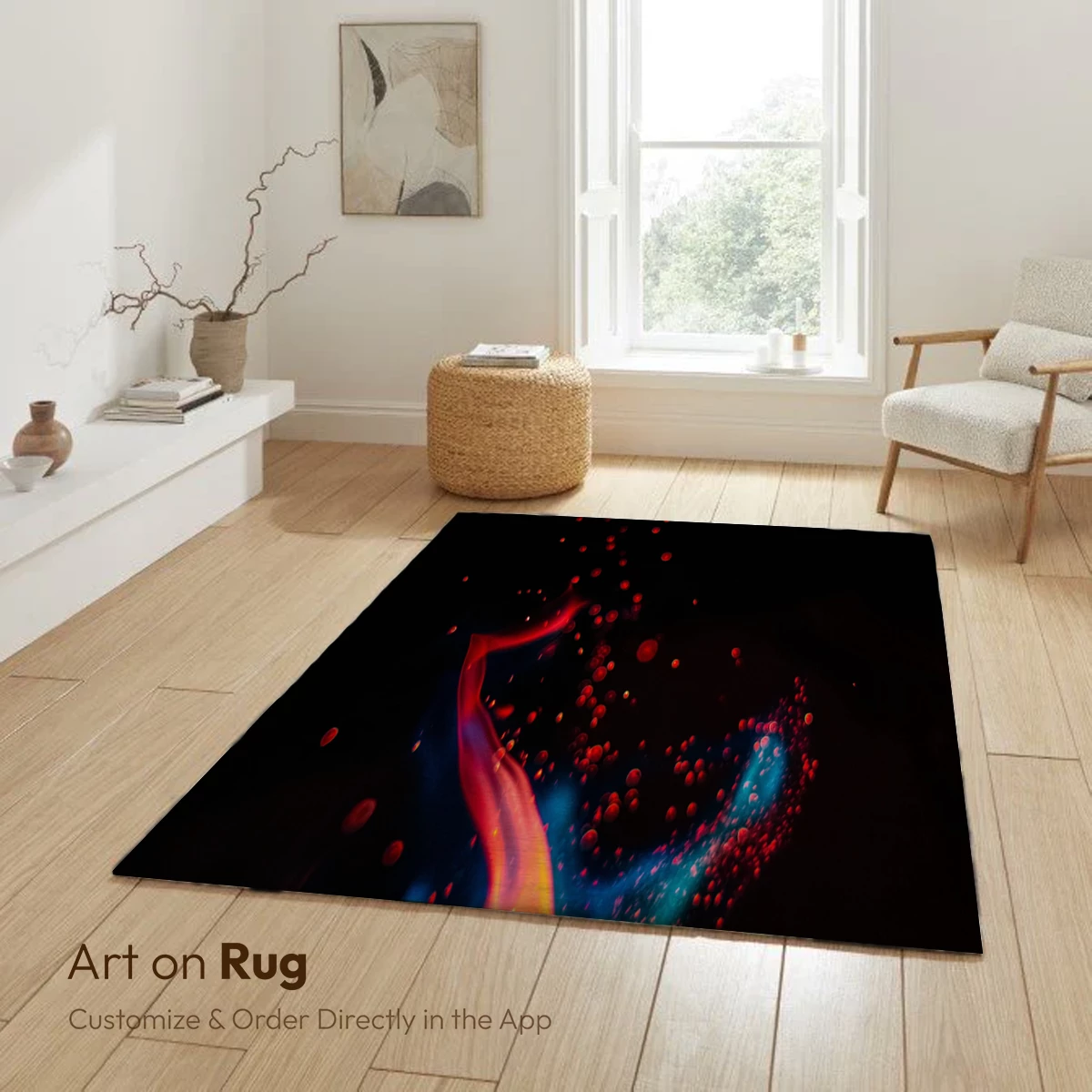 Fiery Dance of Light: Abstract Flame Art - Image 5