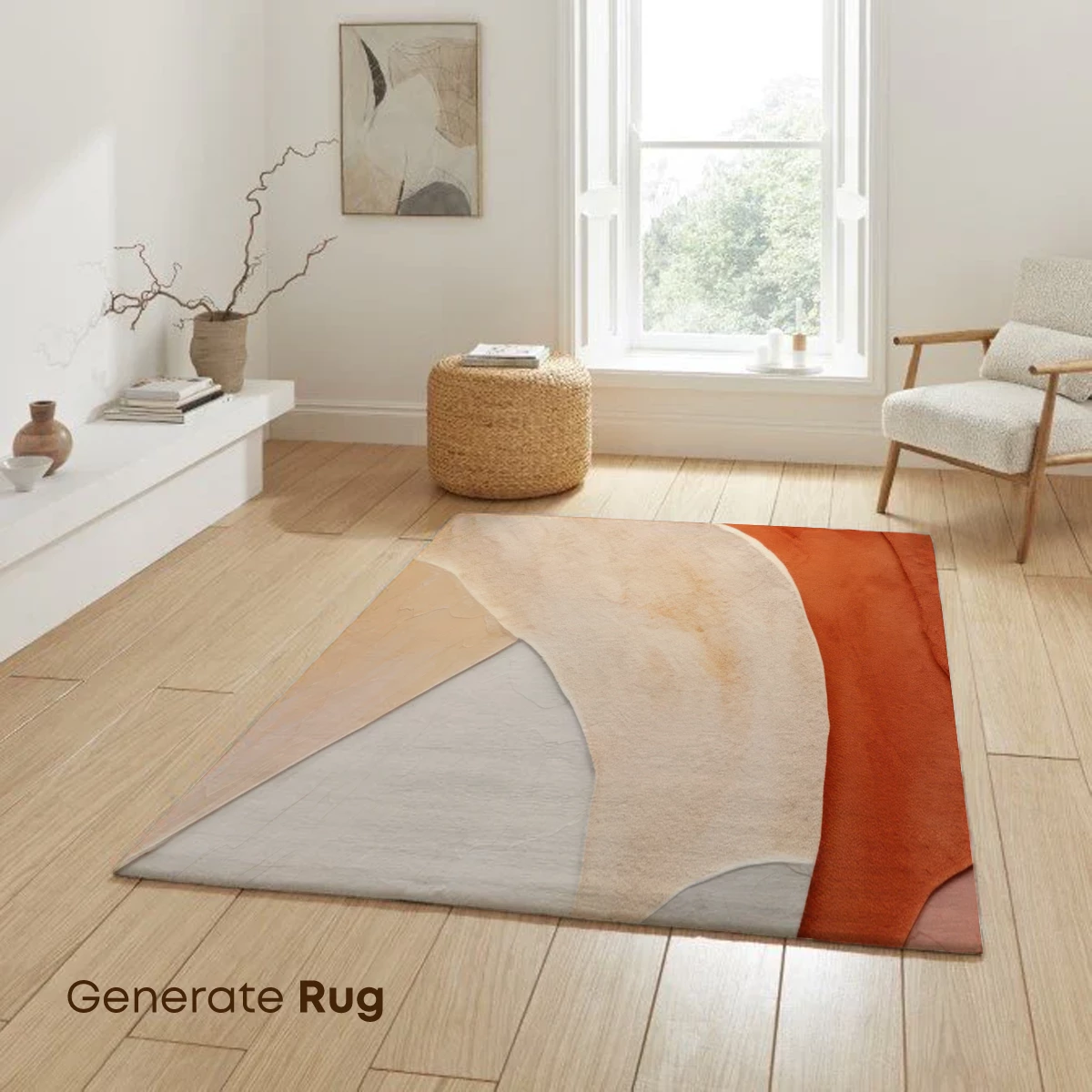 Abstract Terracotta Flow: Earthy Layers in Motion - Image 6