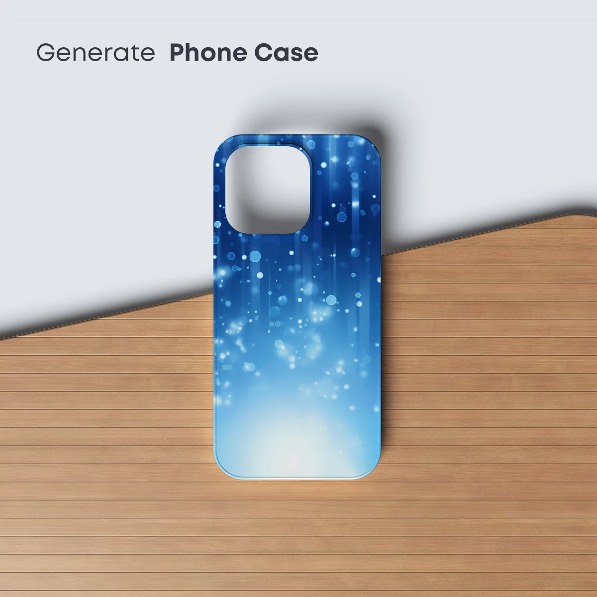 Blue Bokeh Symphony: A Celestial Light Dance - Image 3