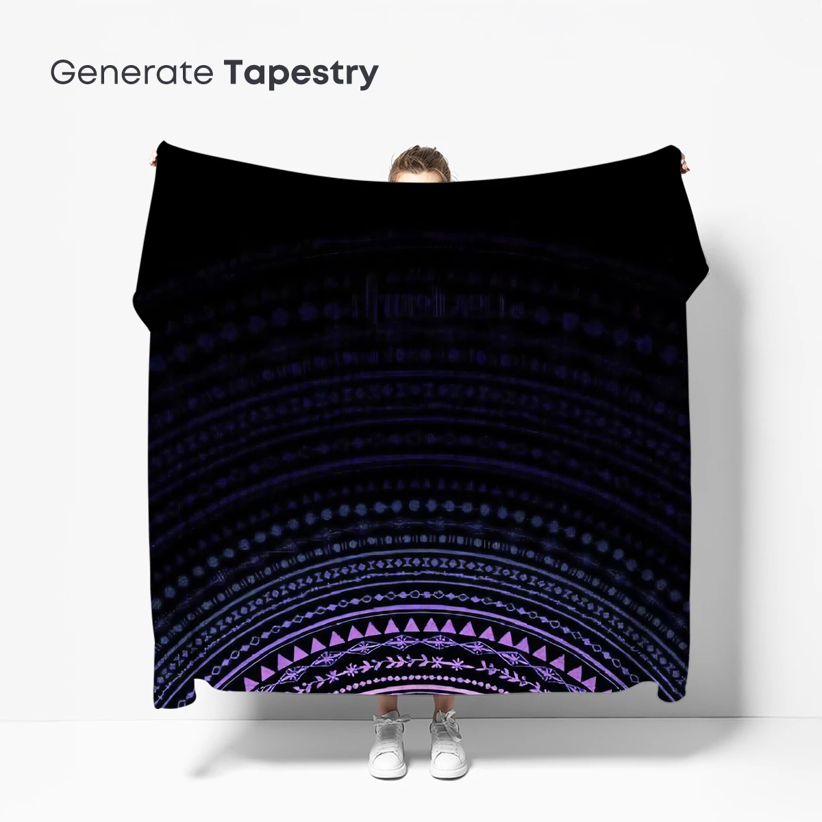 Ethereal Mandala: Purple Hues in Cosmic Harmony - Image 5