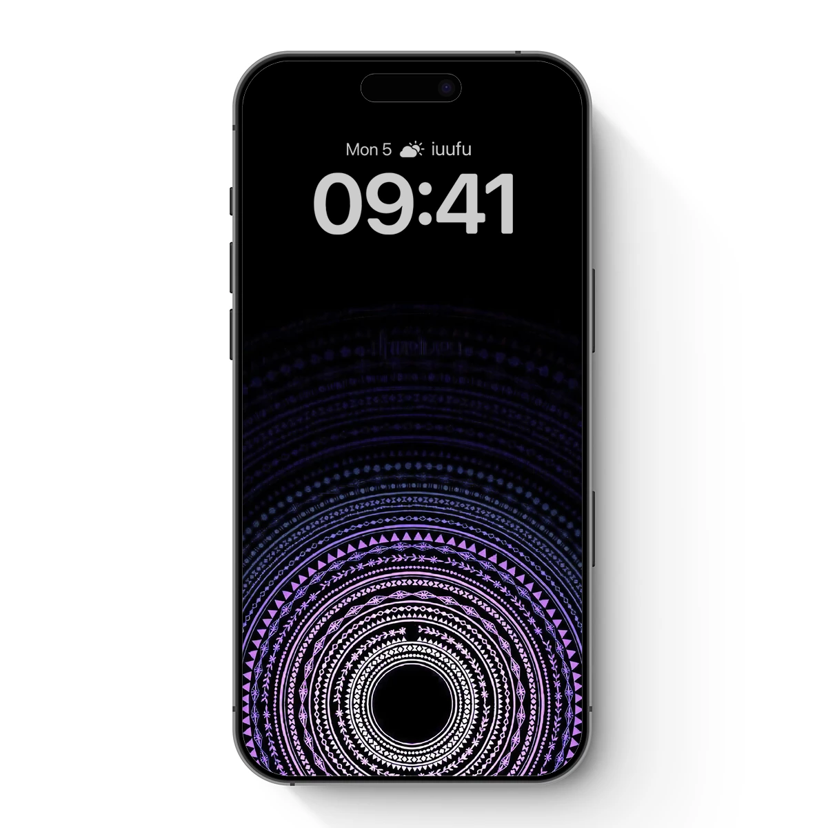 Ethereal Mandala: Purple Hues in Cosmic Harmony