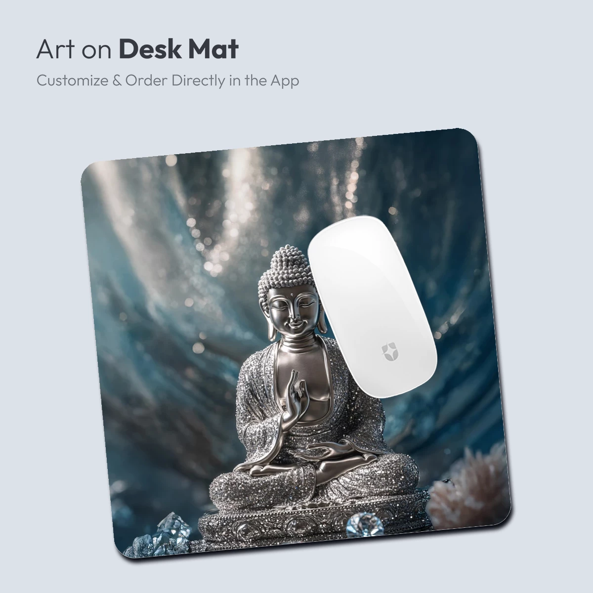 Ethereal Buddha in Crystal Serenity - Image 4