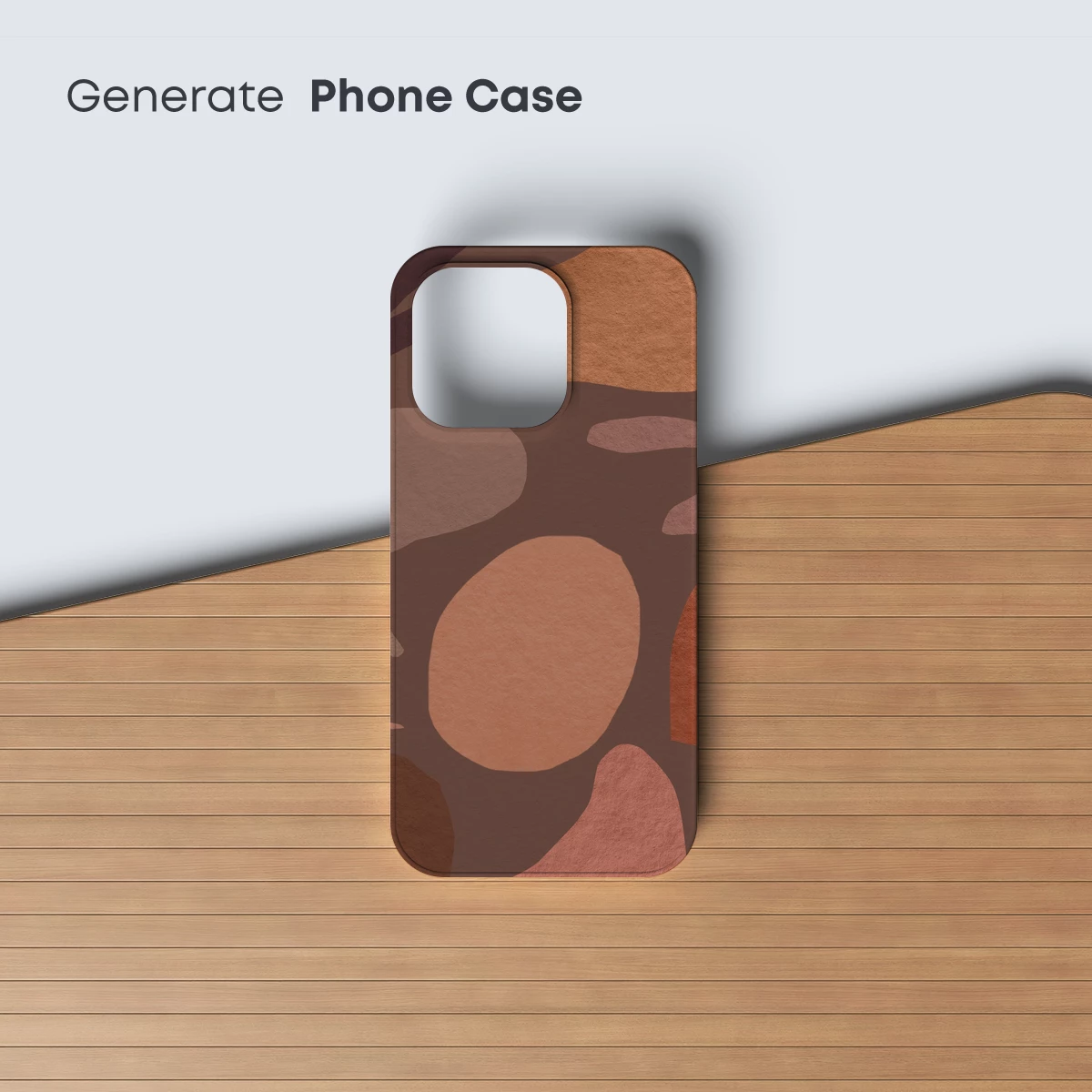 Earthy Abstract Harmony: Organic Shapes in Warm Tones - Image 3