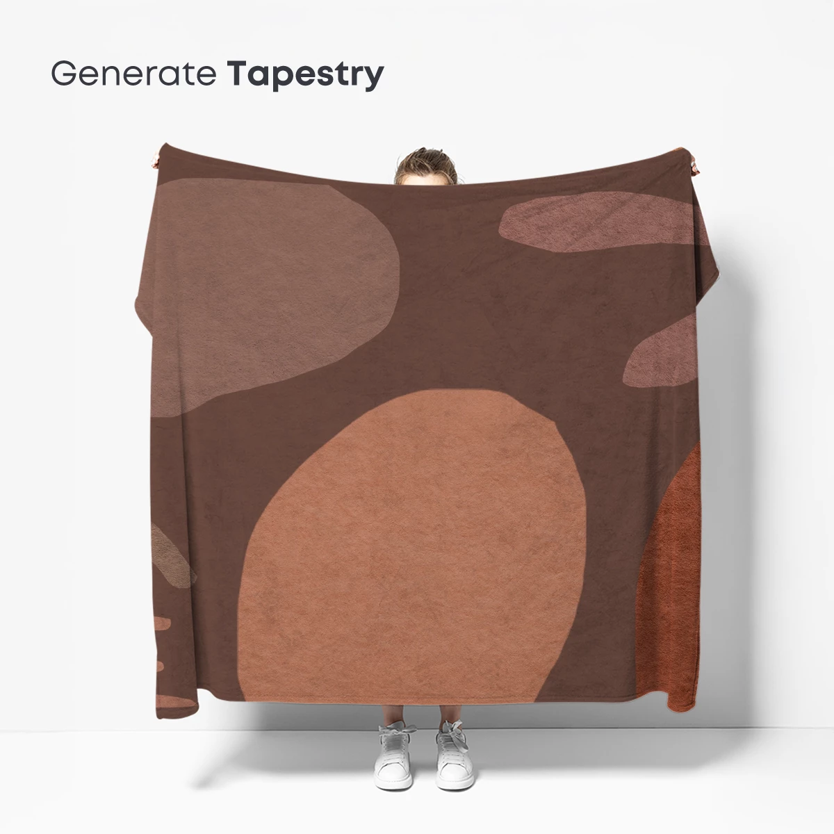 Earthy Abstract Harmony: Organic Shapes in Warm Tones - Image 5
