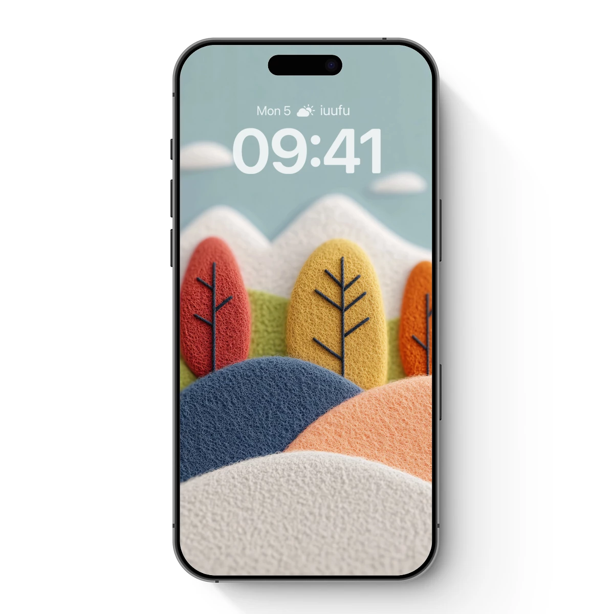 Felt Forest Whimsy: Autumn Trees in Soft Textures